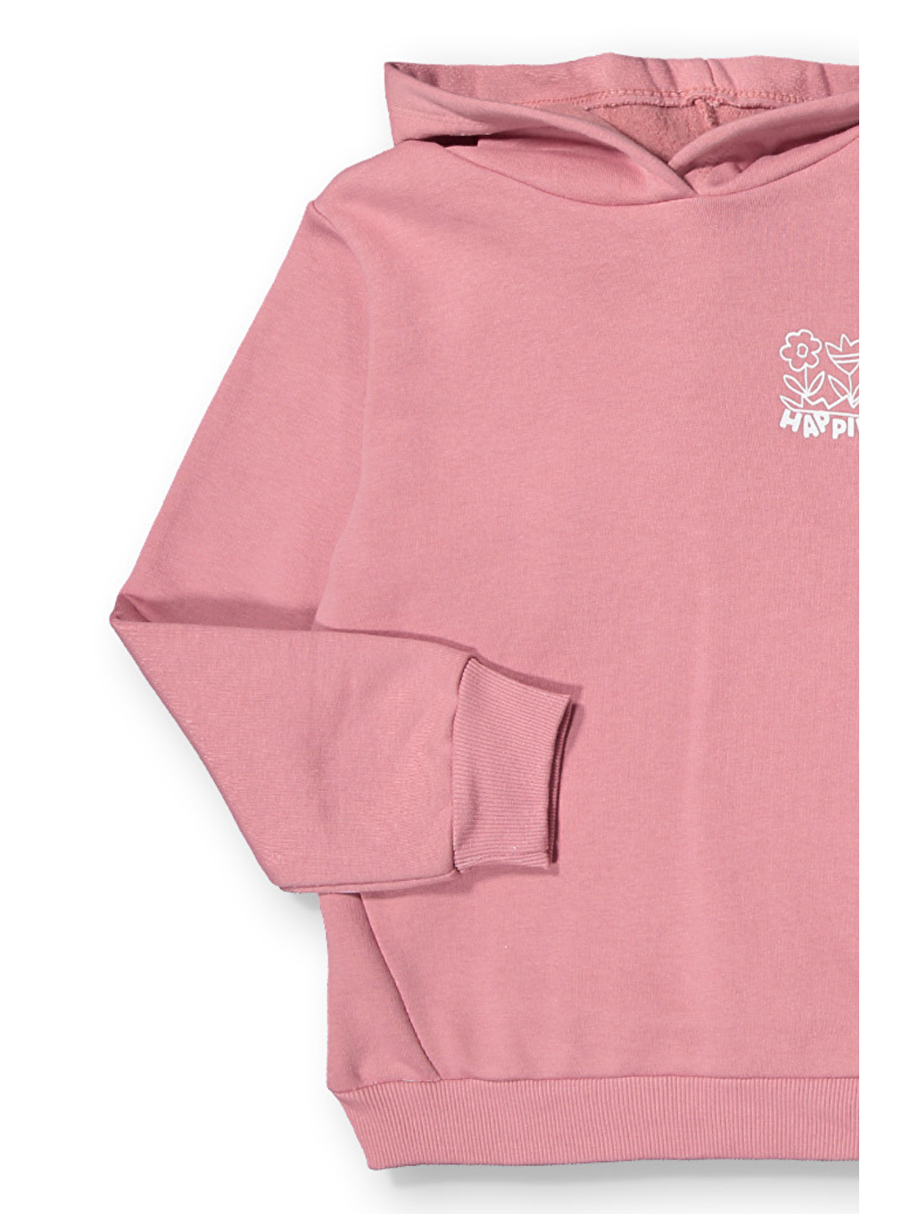 MİSSTUFFY Pembe Kız Çocuk Orta Kalınlıkta Basic Sweatshirt - 1