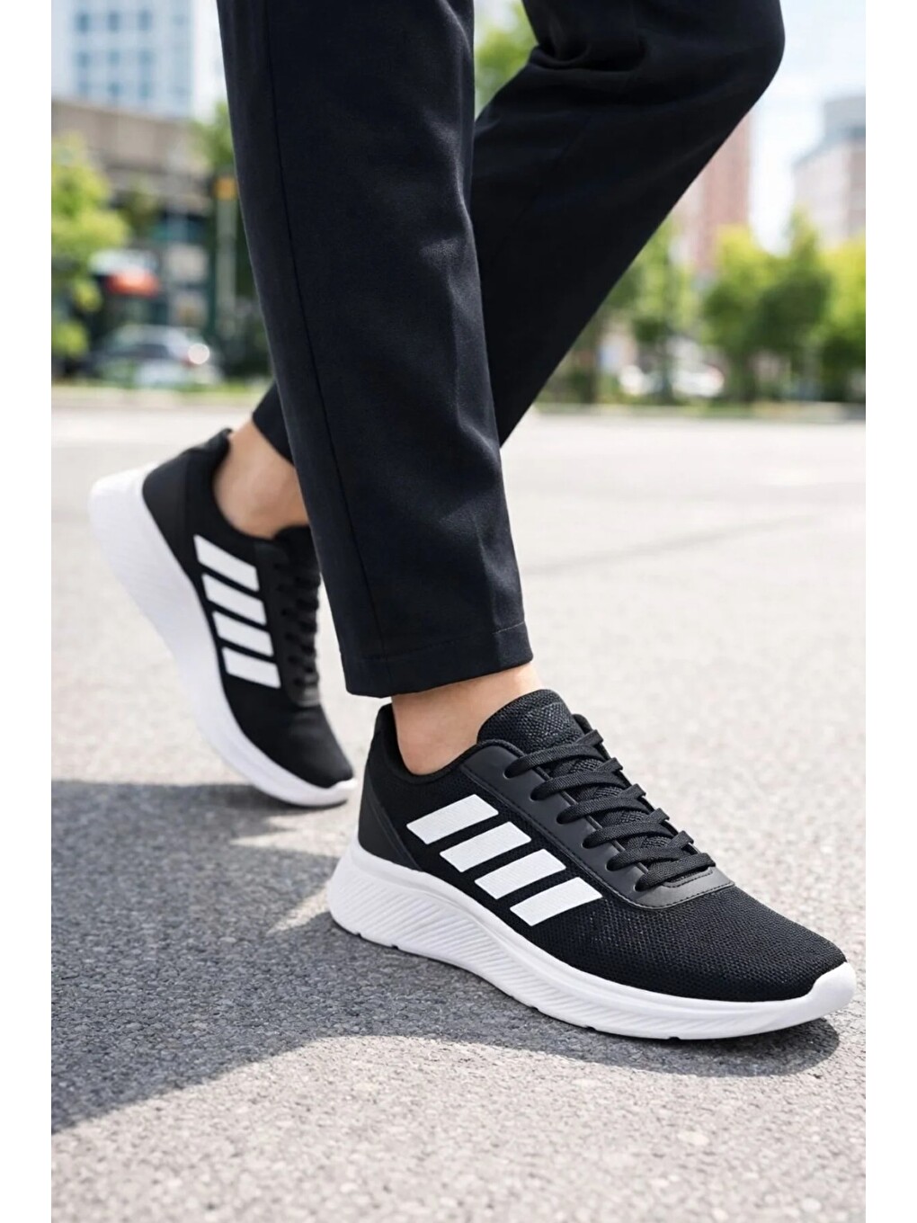 Siyah Unisex Aqua Ayakkabı Günlük Ayakkabı Ortopedik Taban Günlük Ayakkabı Sneakers-1