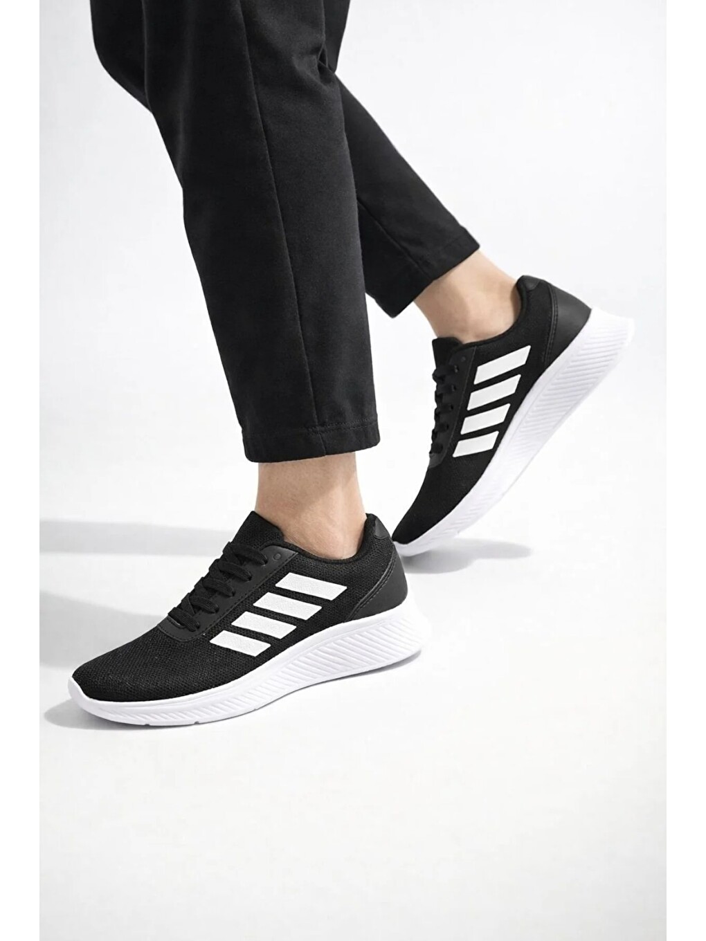 Siyah Unisex Aqua Ayakkabı Günlük Ayakkabı Ortopedik Taban Günlük Ayakkabı Sneakers-4