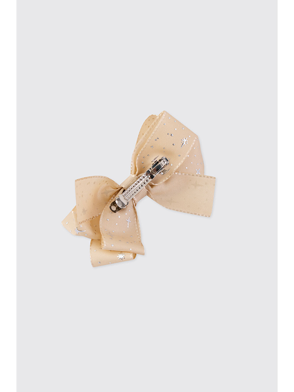 Kız Bebek Figürlü Ekru Lastik Toka Seti-2