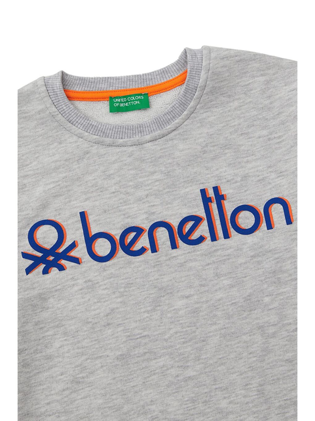 United Colors Of Benetton Gri Erkek Çocuk Sweatshirt - 1