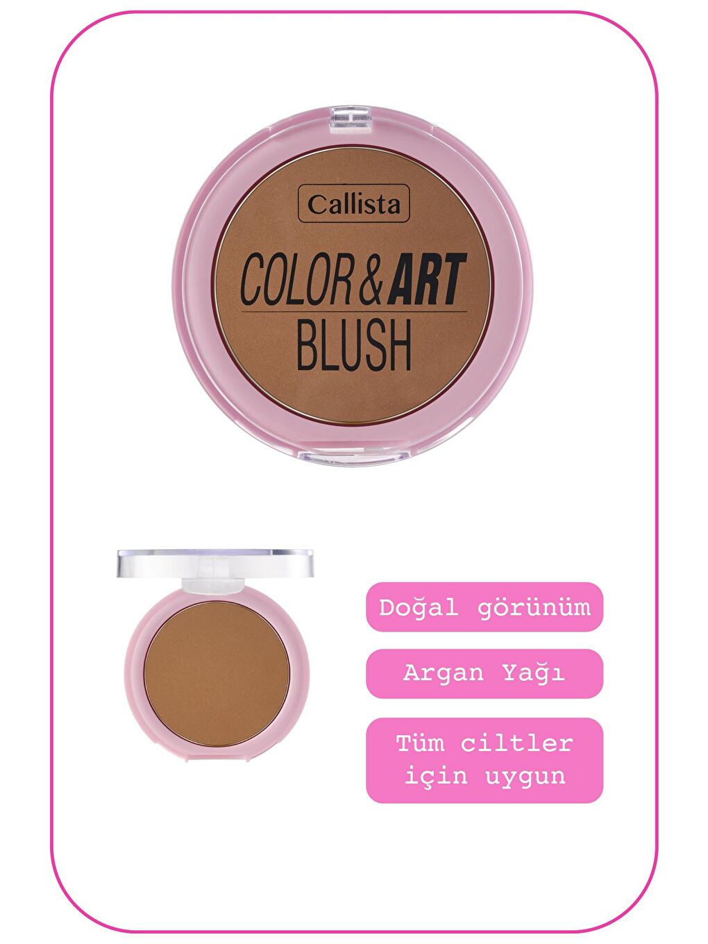 Callista Bronz Color Art Blush Allık 140 Bronzed Babe - 1