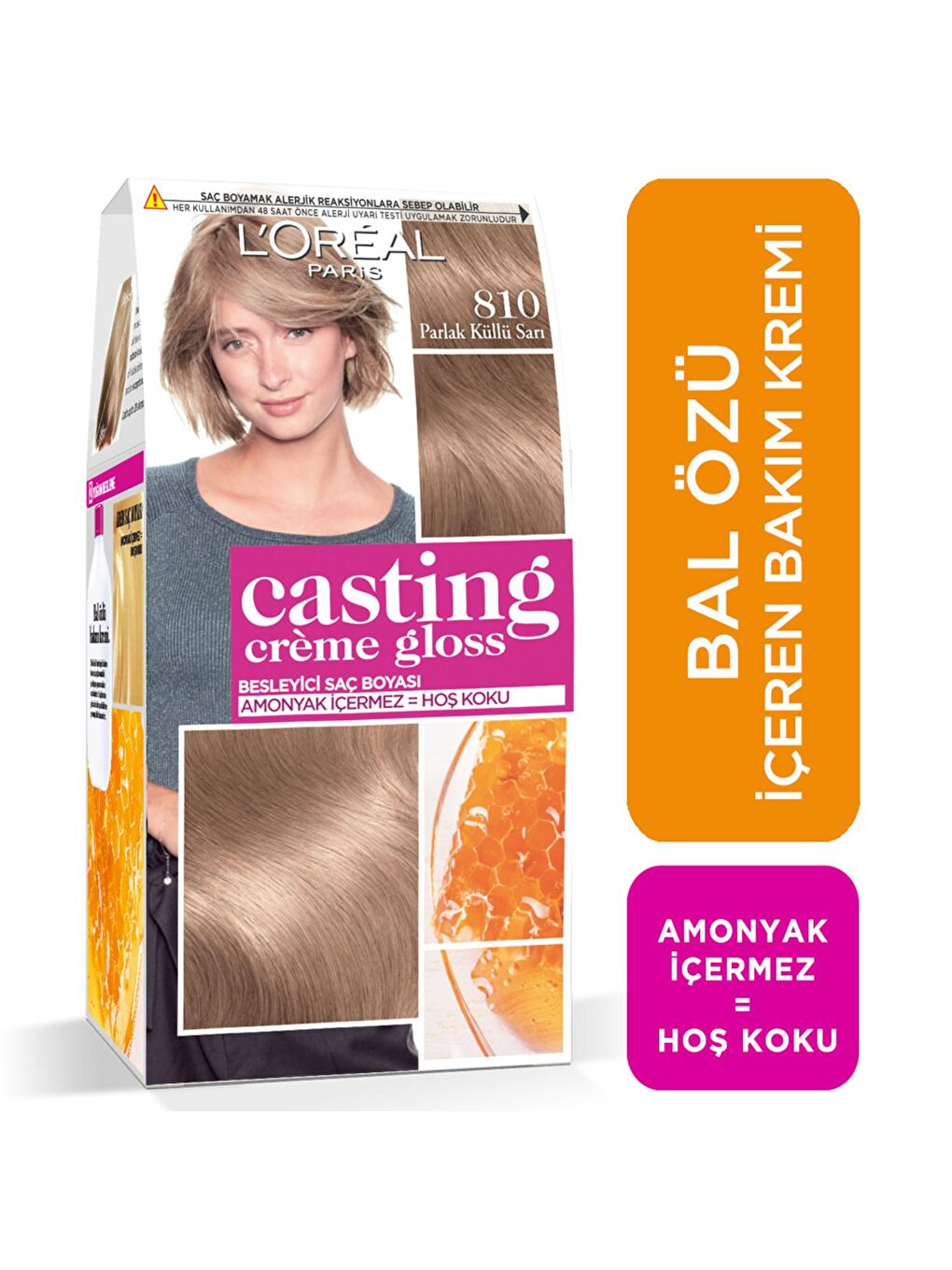 Casting Crème Gloss Saç Boyası - 810 Parlak Küllü Sarı-1