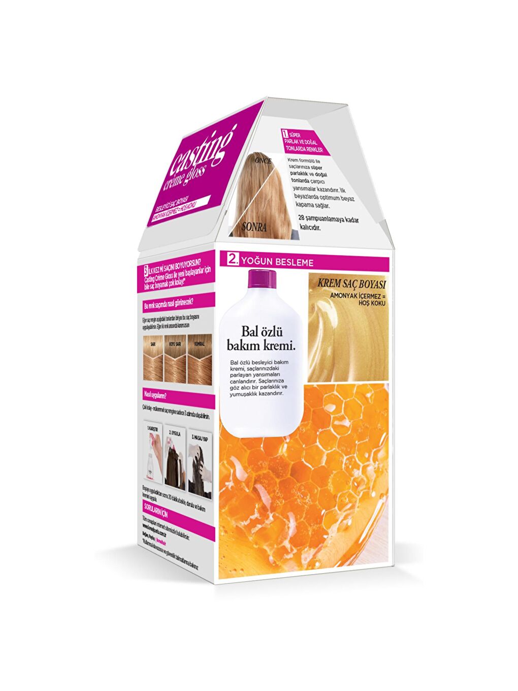 Casting Crème Gloss Saç Boyası - 810 Parlak Küllü Sarı-3
