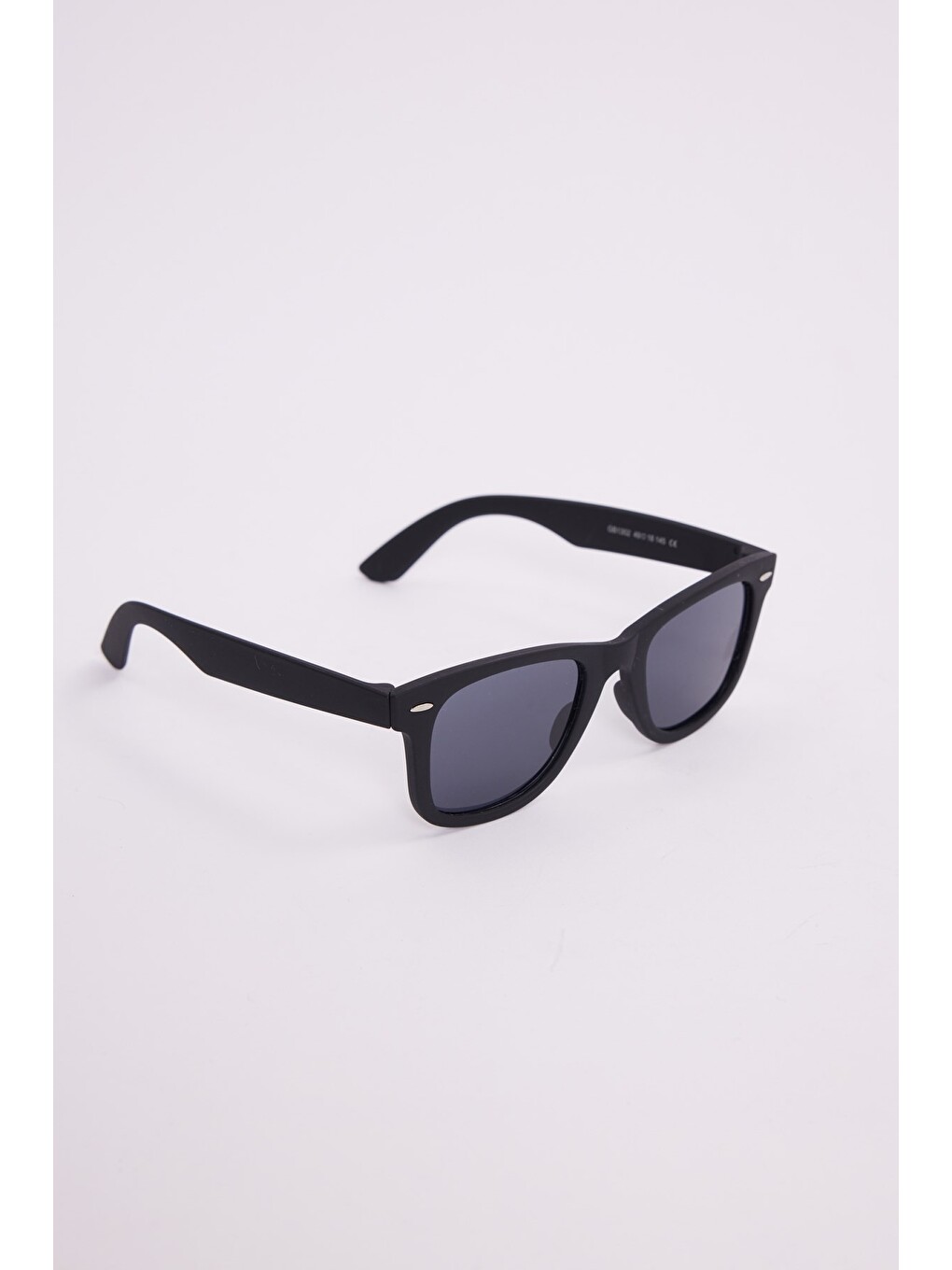 Unisex siyah Oval Çerçeveli Uv 400 Korumalı Güneş Gözlüğü-1