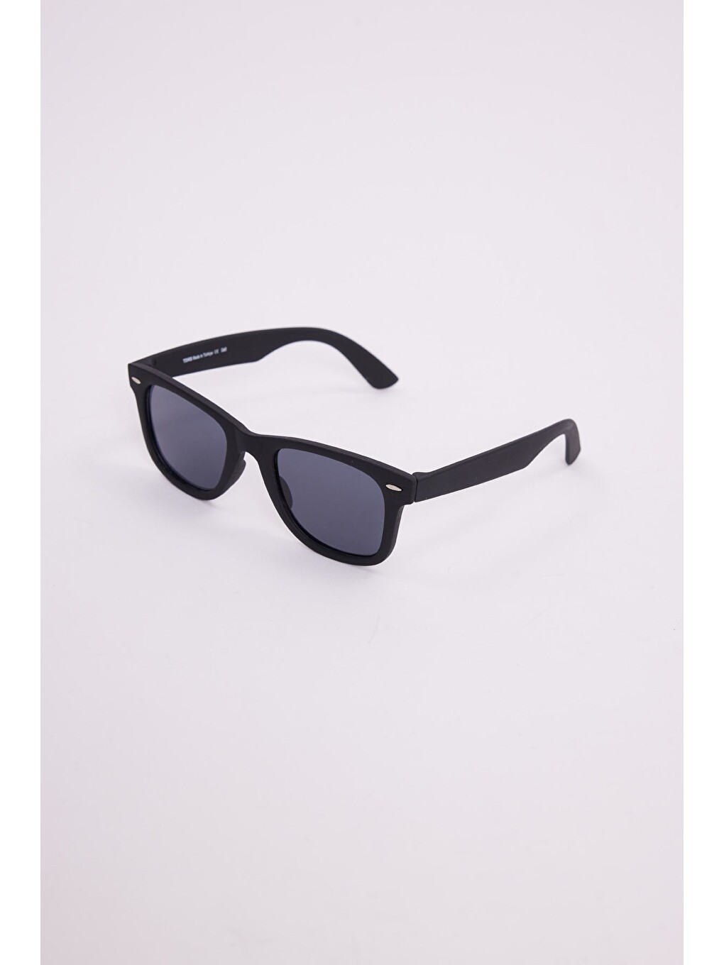 Unisex siyah Oval Çerçeveli Uv 400 Korumalı Güneş Gözlüğü-2