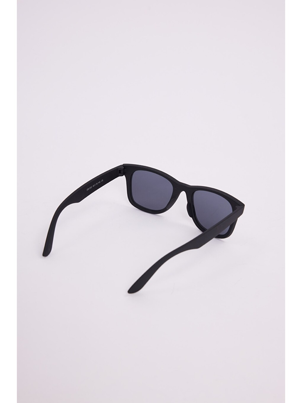 Unisex siyah Oval Çerçeveli Uv 400 Korumalı Güneş Gözlüğü-4