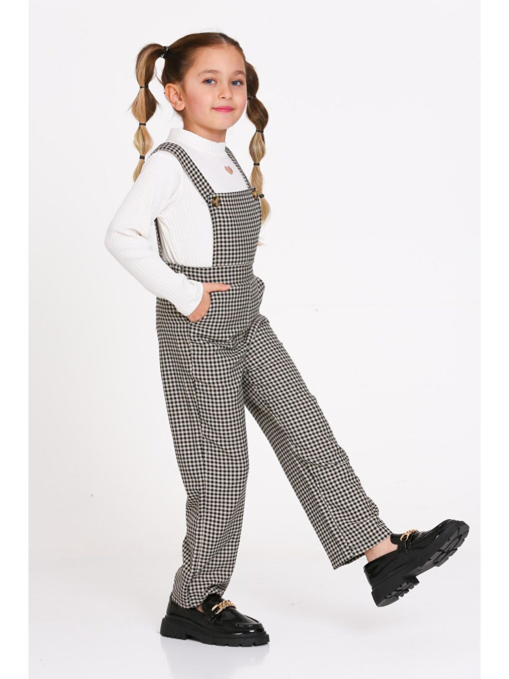 Siyah Ekose Badili 5-9 Yaş  Tulum-4