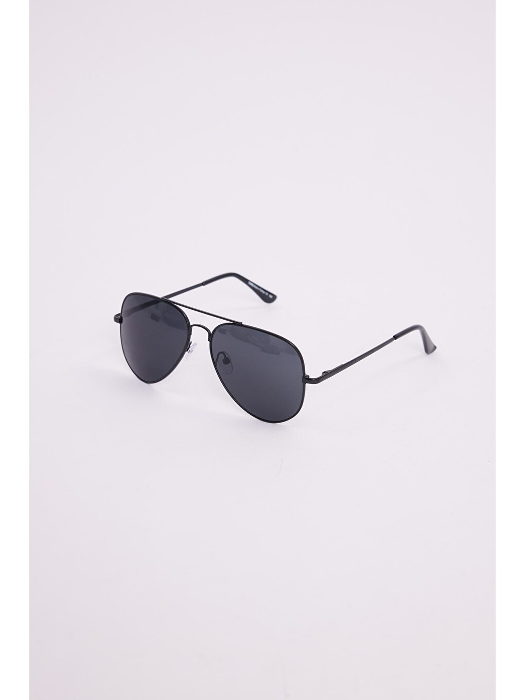 Unisex Oval Damla Model Çerçeveli Siyah Uv 400 Korumalı Güneş Gözlüğü-1