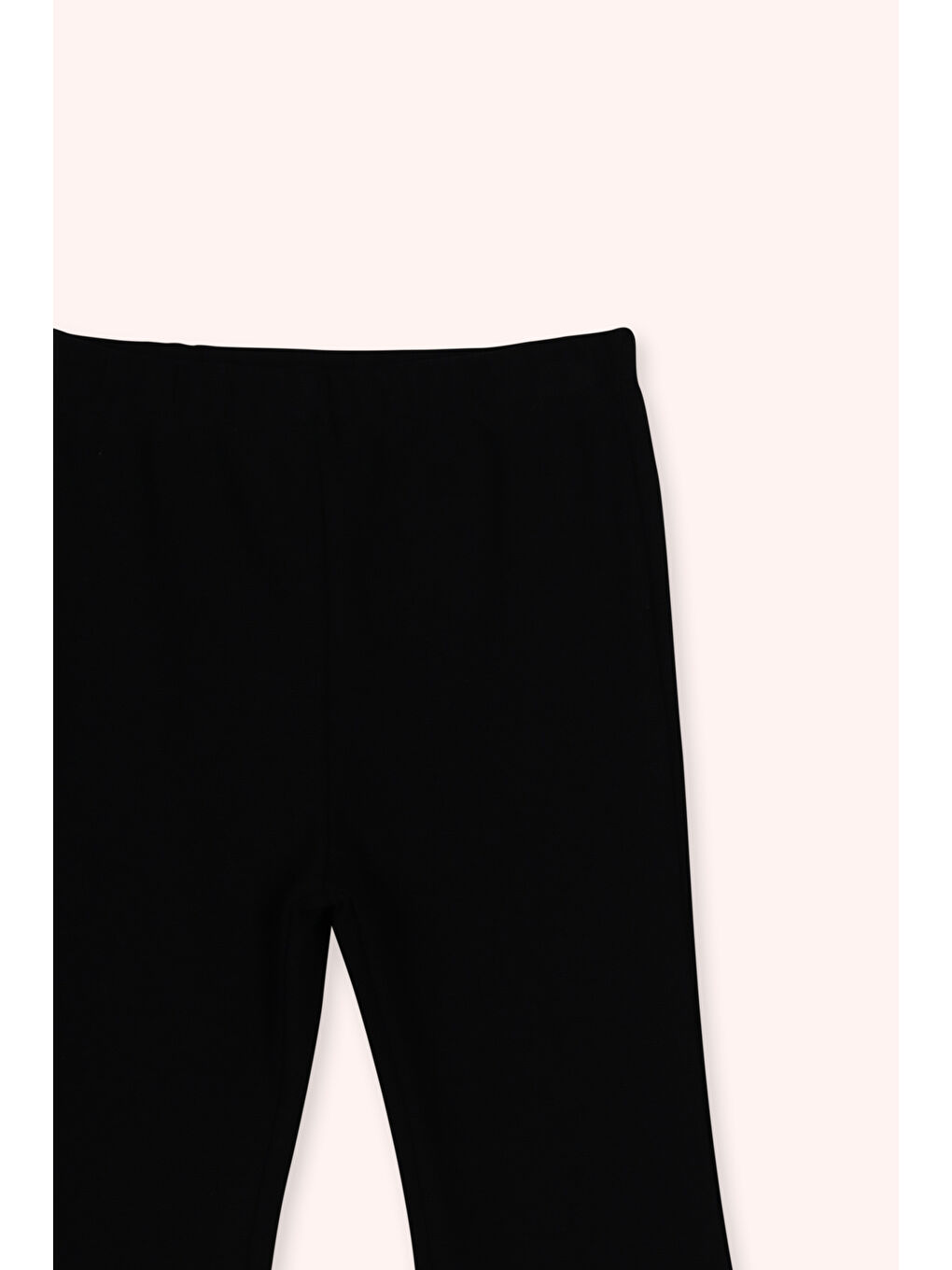 Kız Bebek Lastikli Siyah Tayt-1