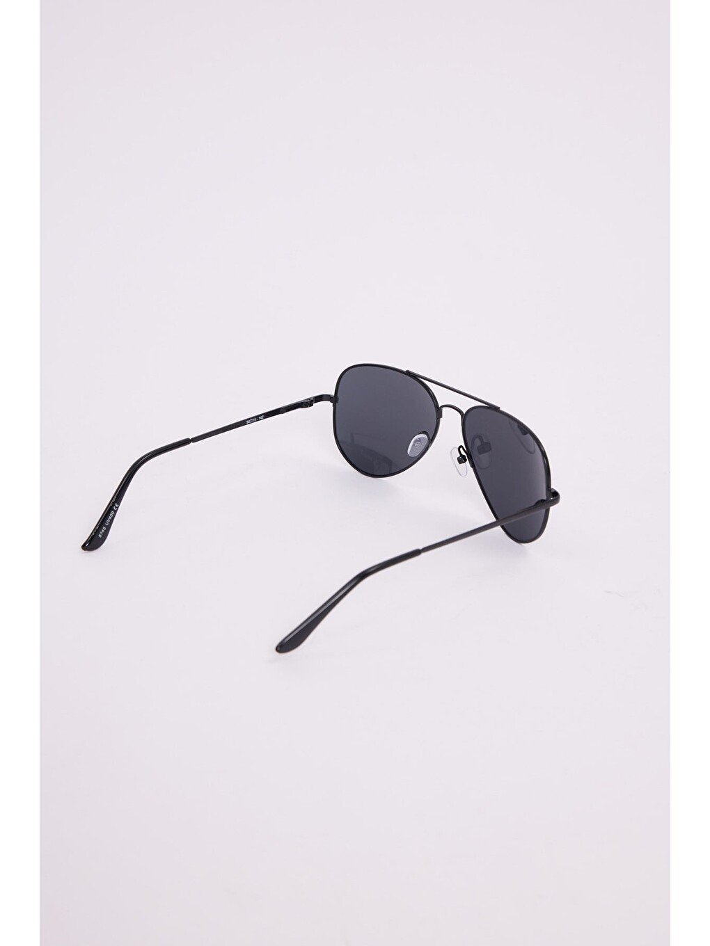 Unisex Oval Damla Model Çerçeveli Siyah Uv 400 Korumalı Güneş Gözlüğü-4