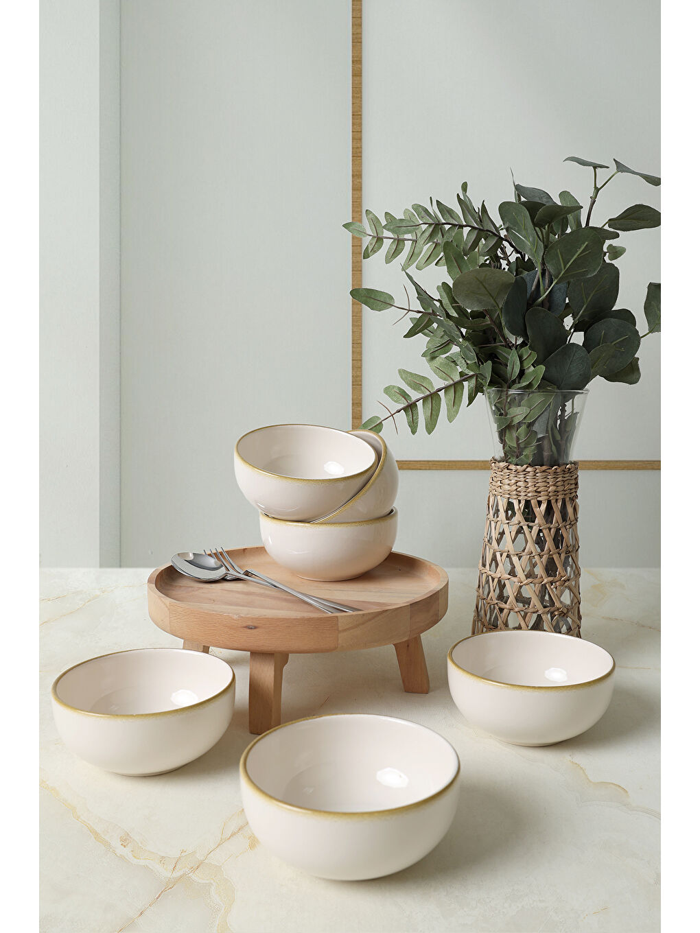 Karışık Bronze Bloom Bulut Kase 12 Cm 6 Adet