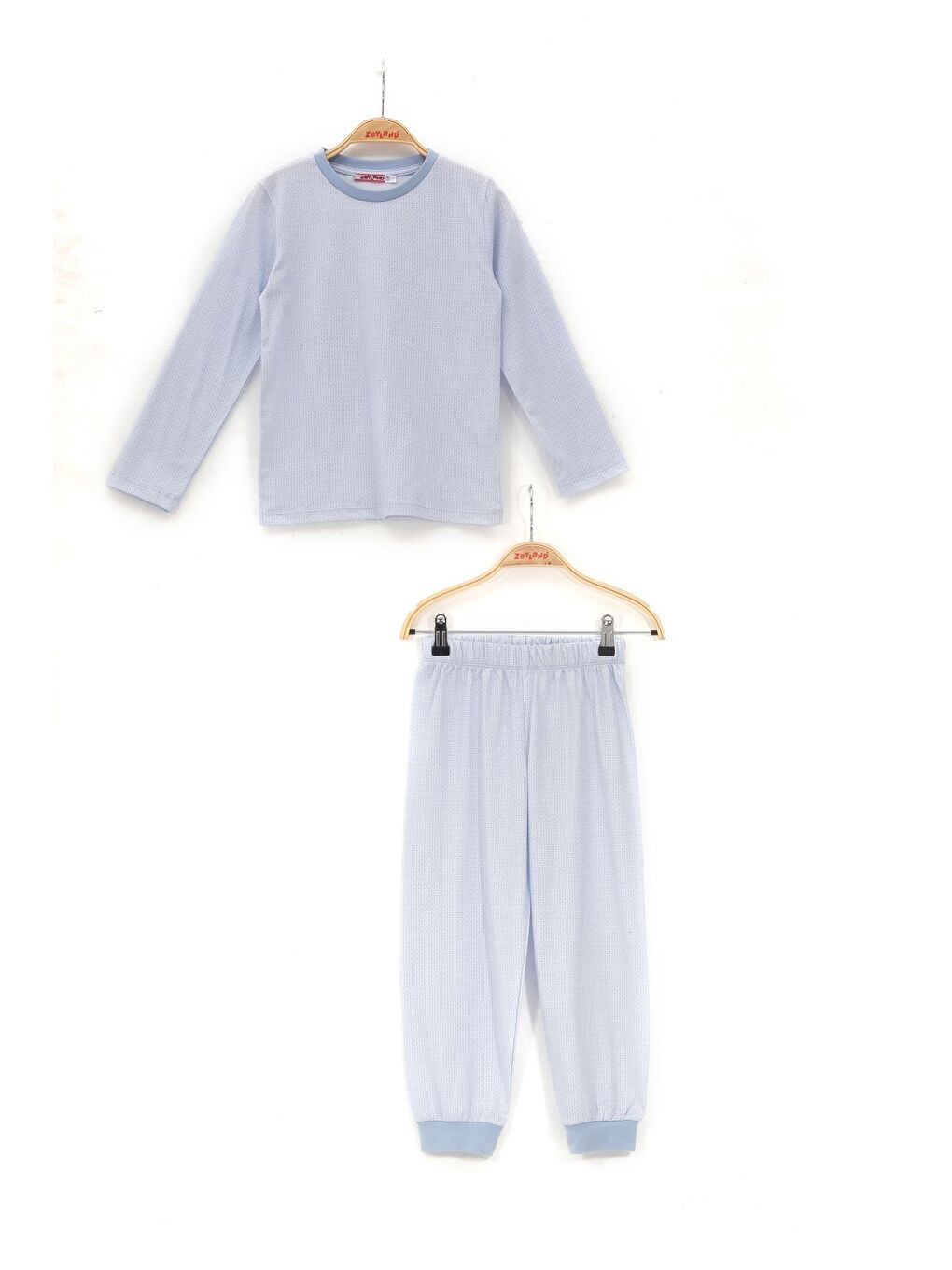 Mavi Erkek Çocuk Baskılı Pamuklu Pijama Takımı(5 Yaş-12 Yaş)