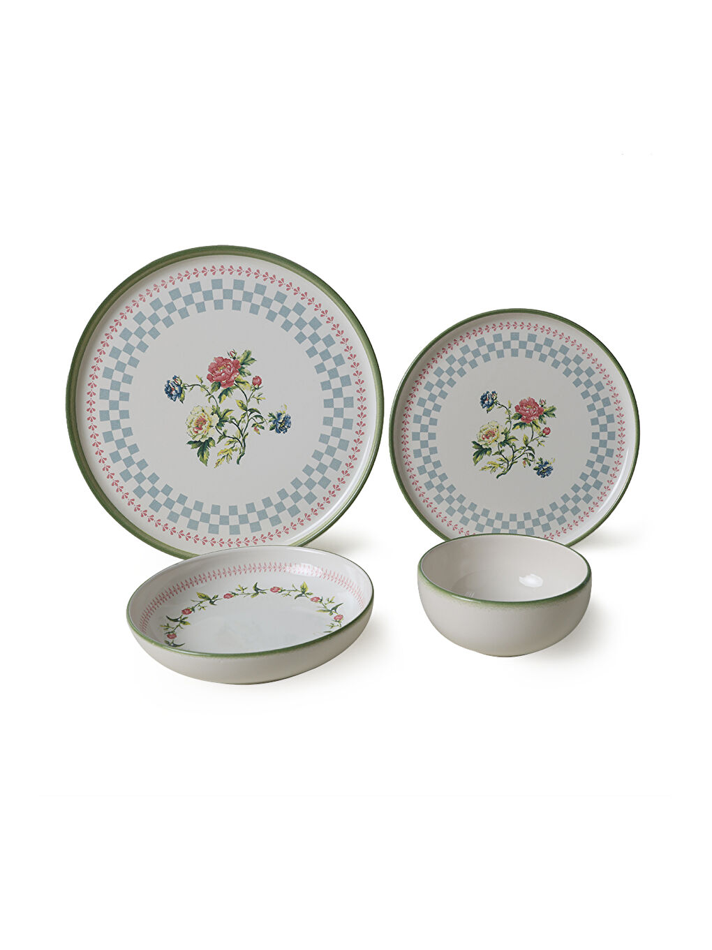 Karışık Rose Line Yemek Takımı 24 Parça 6 Kişilik-7