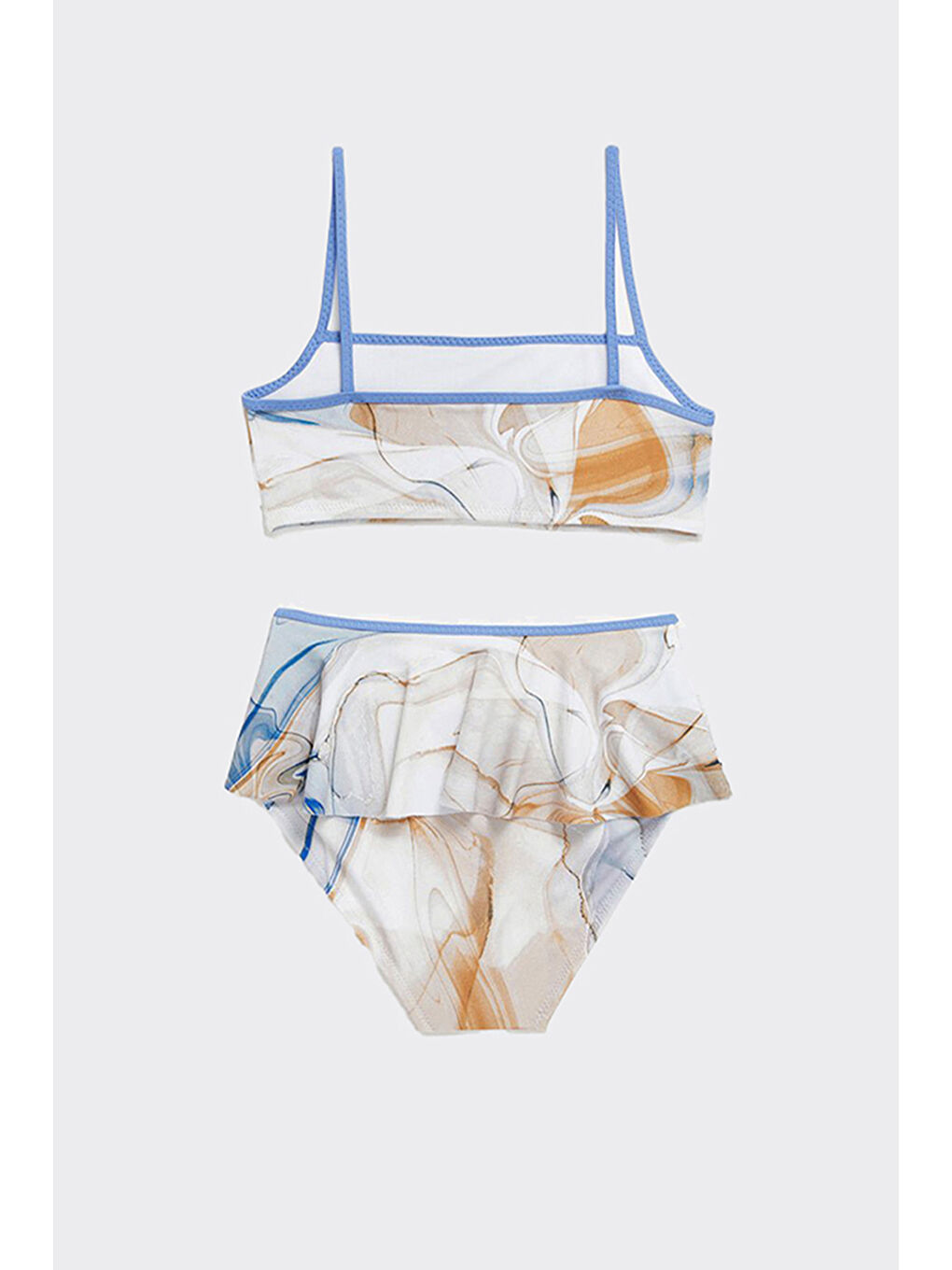 Moeva Kız Çocuk Mavi Bikini-1