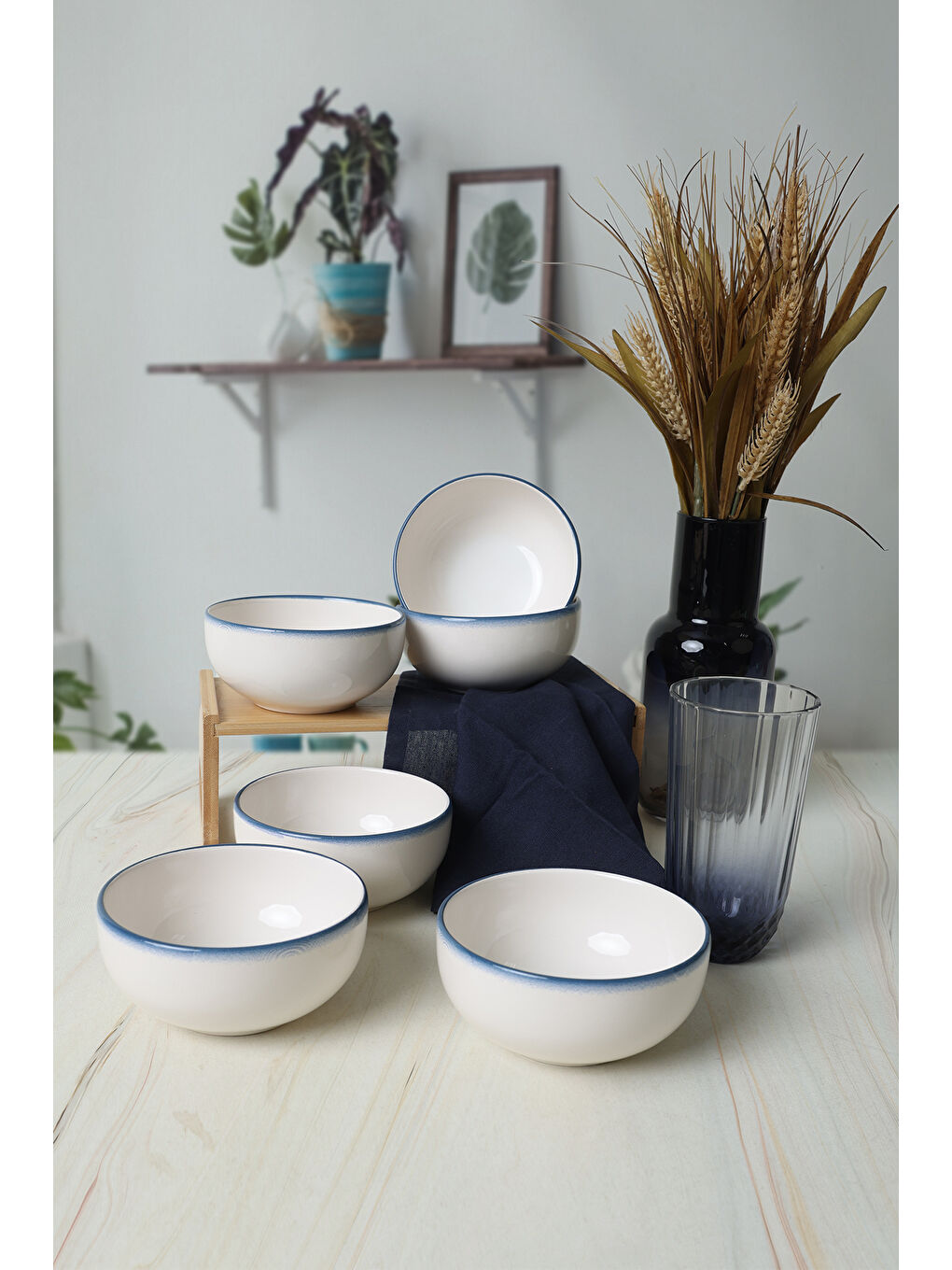 Karışık Daphne Bulut Kase 12 Cm 6 Adet-1