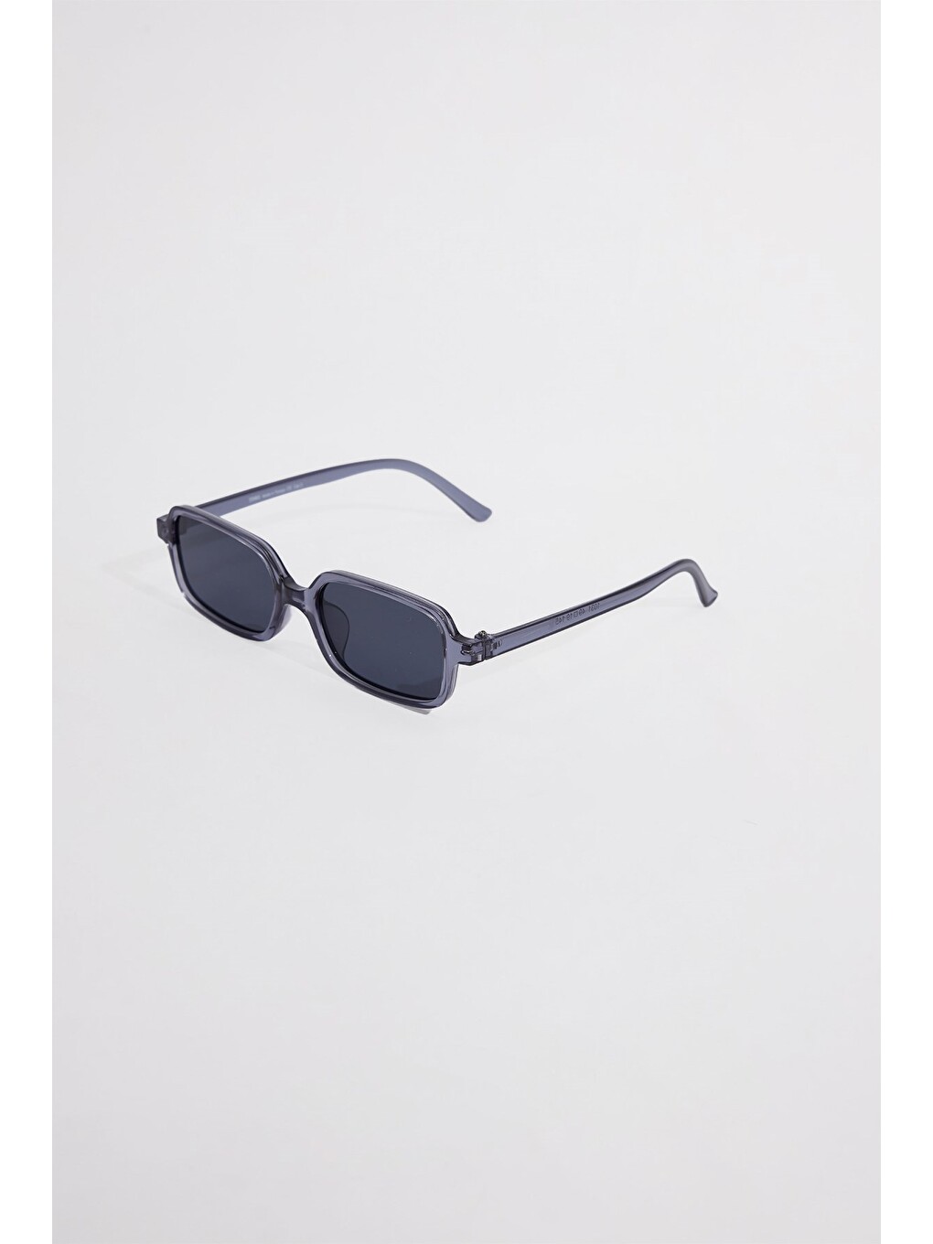 Unisex dikdörtgen Çerçeveli Uv 400 Korumalı Mavi Güneş Gözlüğü-2