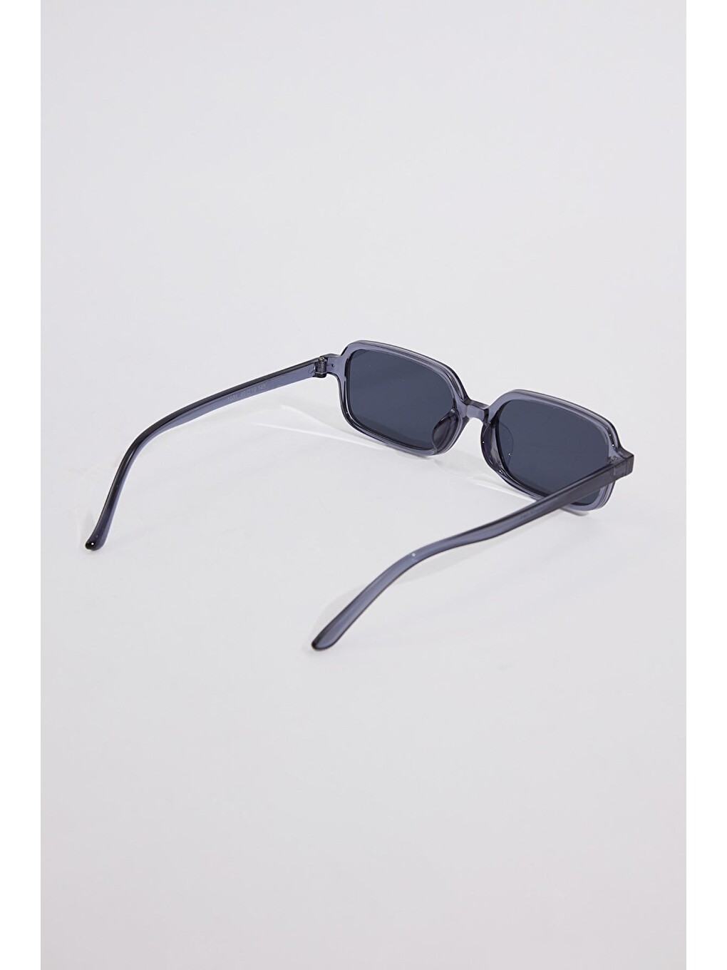 Unisex dikdörtgen Çerçeveli Uv 400 Korumalı Mavi Güneş Gözlüğü-4