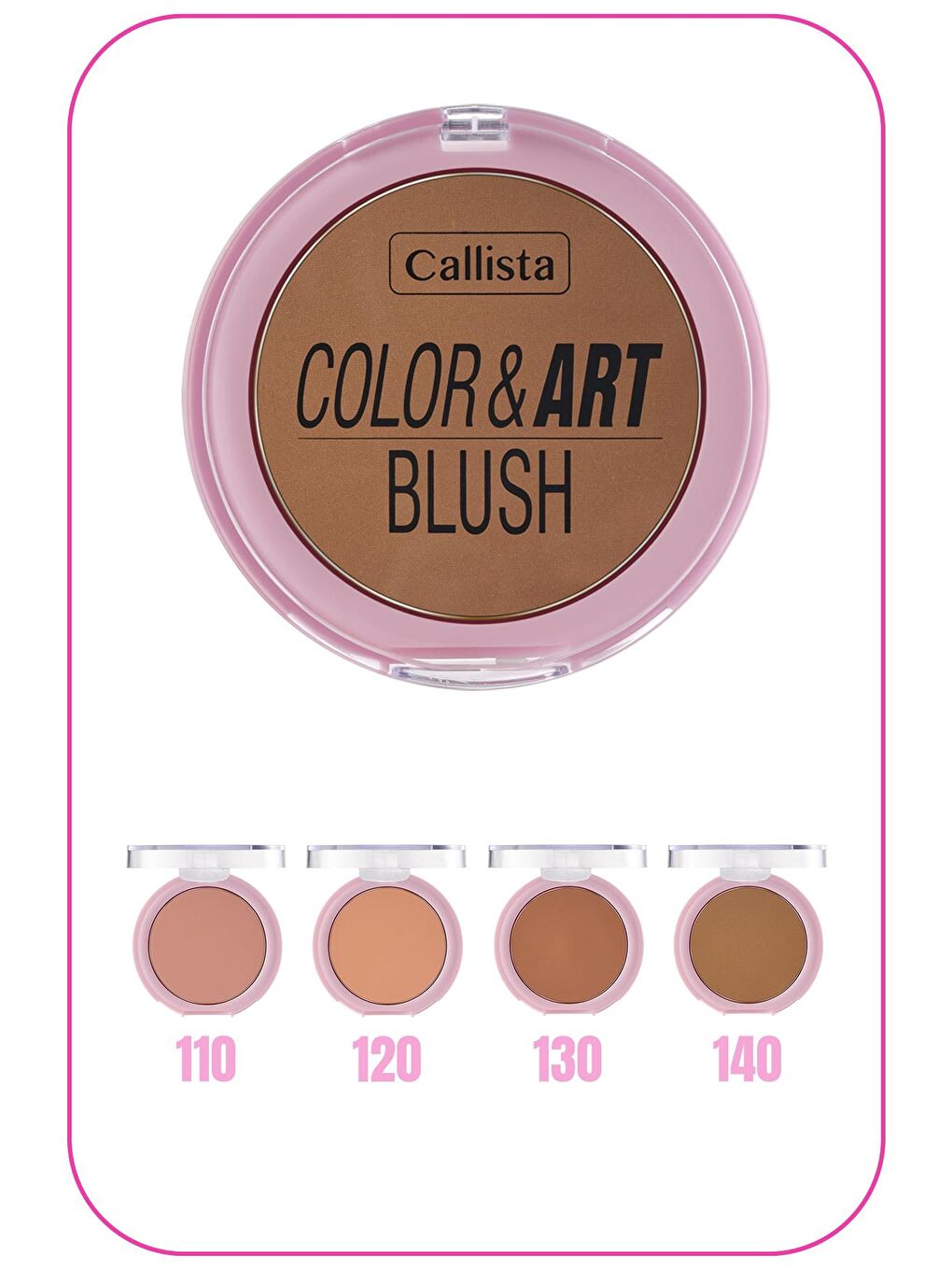 Callista Kahverengi Color Art Blush Allık 130 Copper My Way - 2