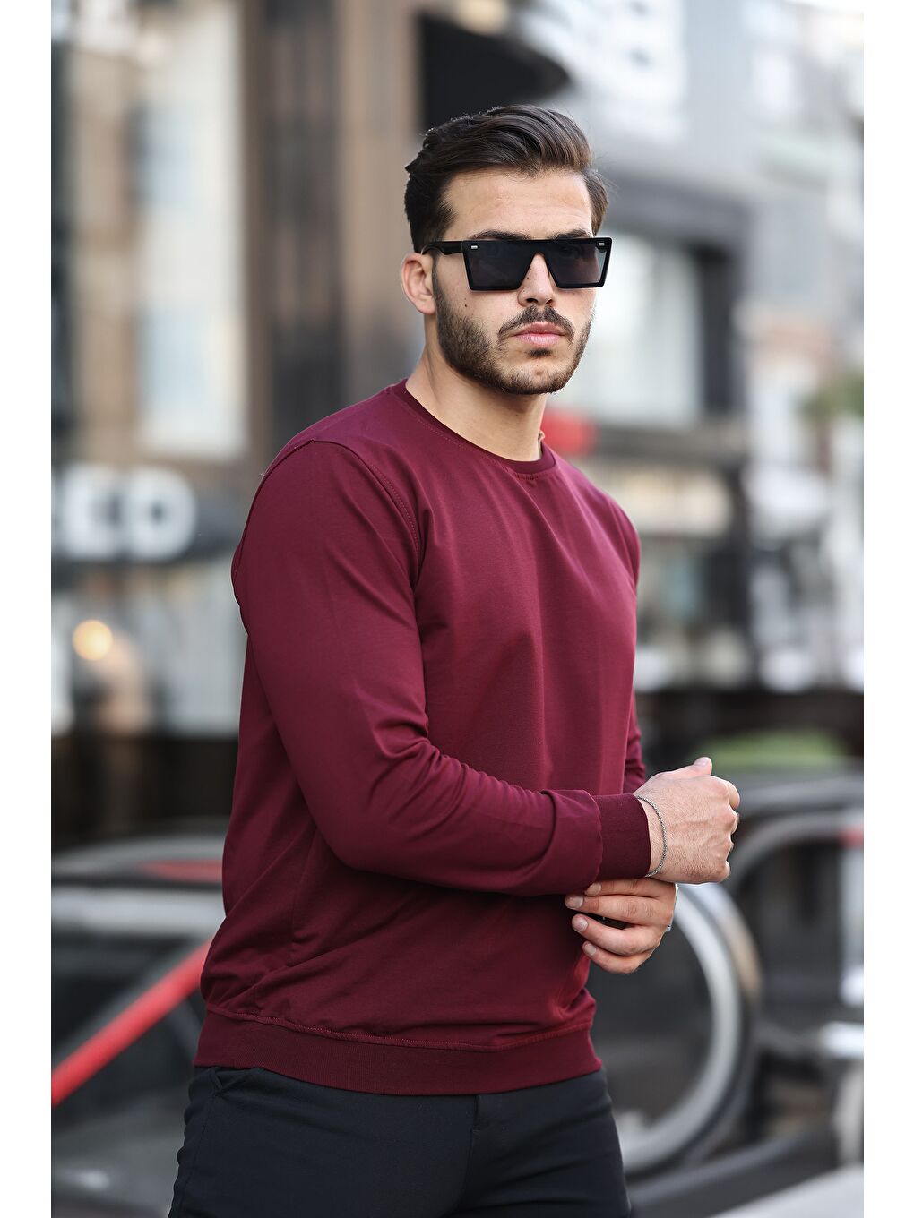 comstar Bordo Slim Fit Sweatshirt - 2