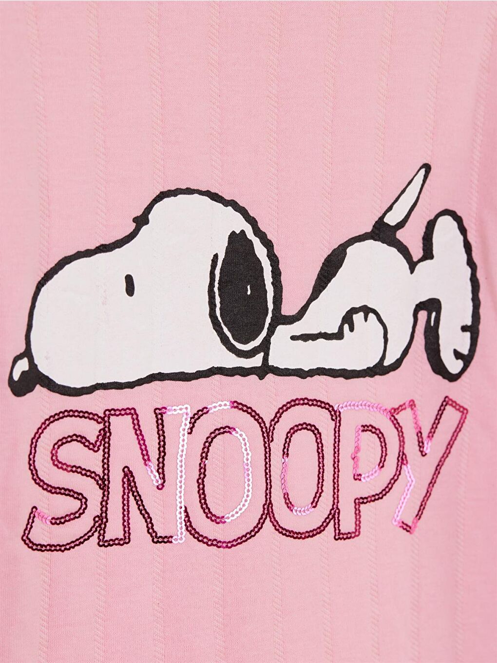 Supermino Pembe Snoopy Lisanslı Bebek Elbise 21620 - 2