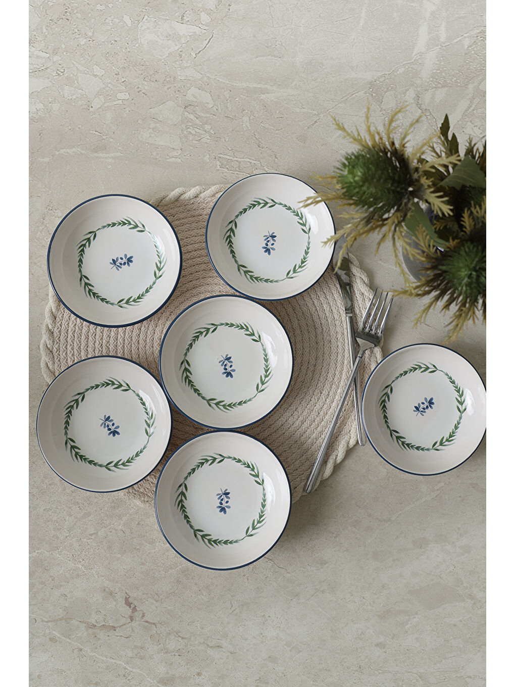 Karışık Daphne Halka Çerezlik / Sosluk 13 Cm 6 Adet-2