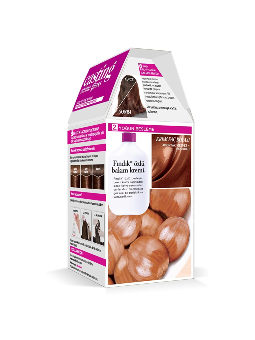 Casting Crème Gloss Saç Boyası - 600 Parlak Kahve-4