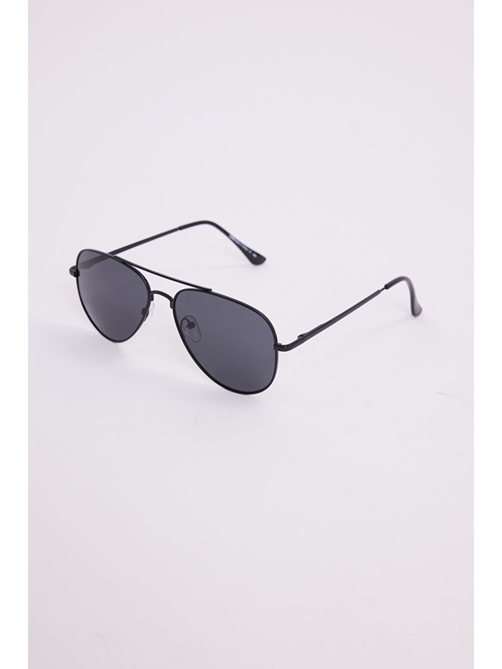 Unisex Oval Damla Model Siyah Çerçeveli Uv 400 Korumalı Güneş Gözlüğü-1
