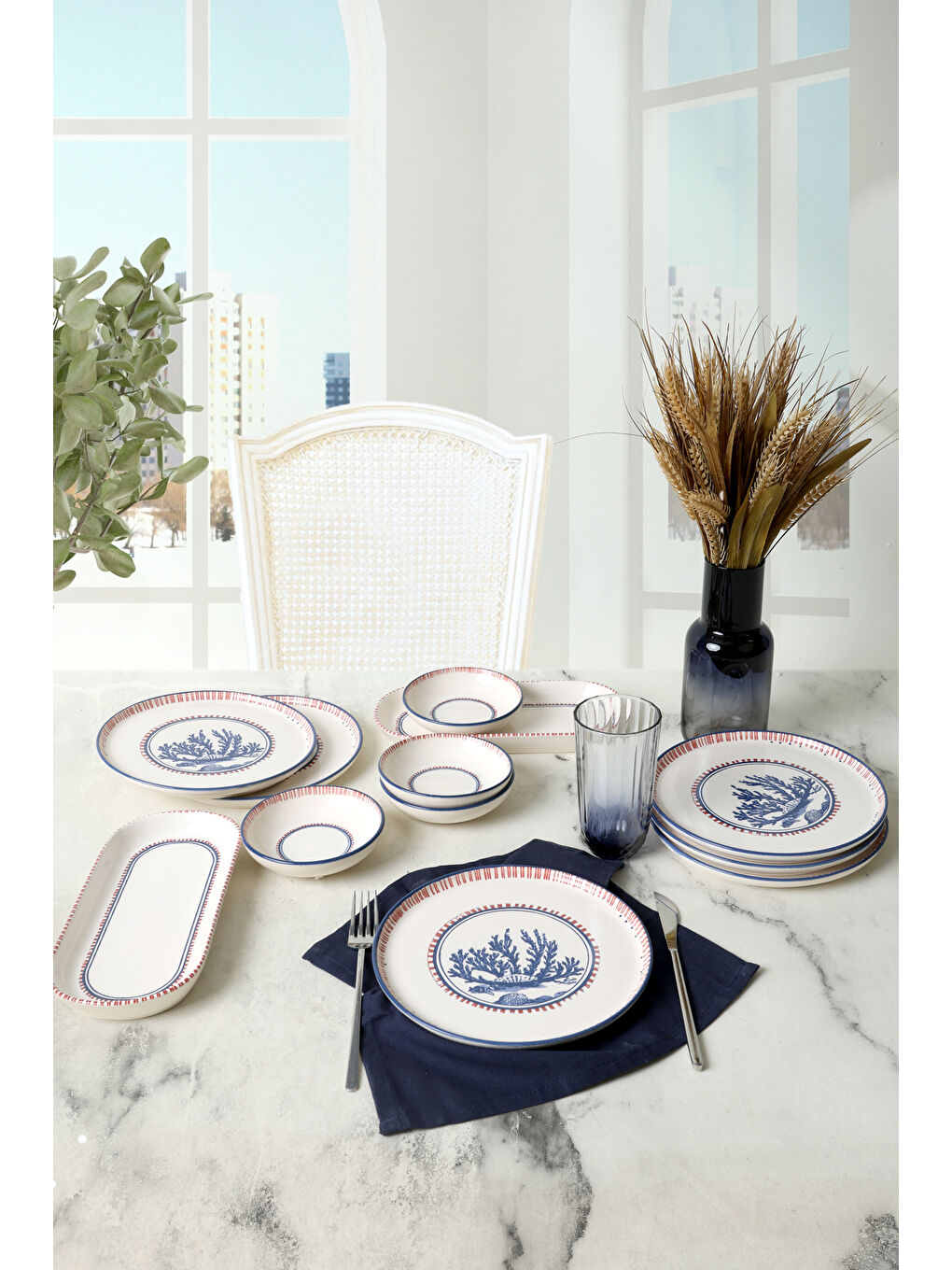 Karışık Marine Wonders Kahvaltı Takımı 12 Parça 6 Kişilik-2