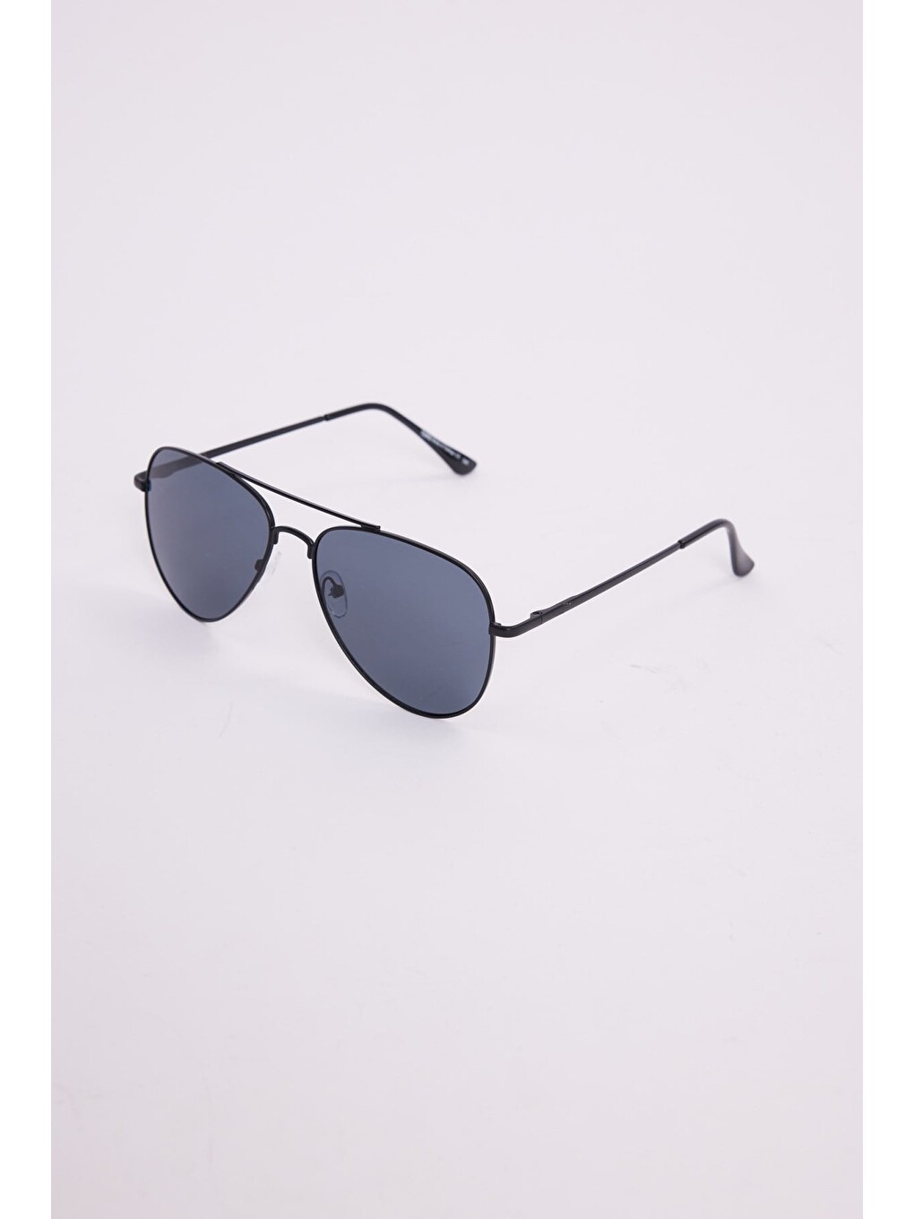 Unisex Oval Damla Model Siyah Çerçeveli Uv 400 Korumalı Güneş Gözlüğü-1