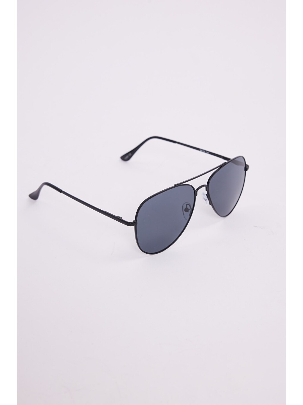 Unisex Oval Damla Model Siyah Çerçeveli Uv 400 Korumalı Güneş Gözlüğü-2