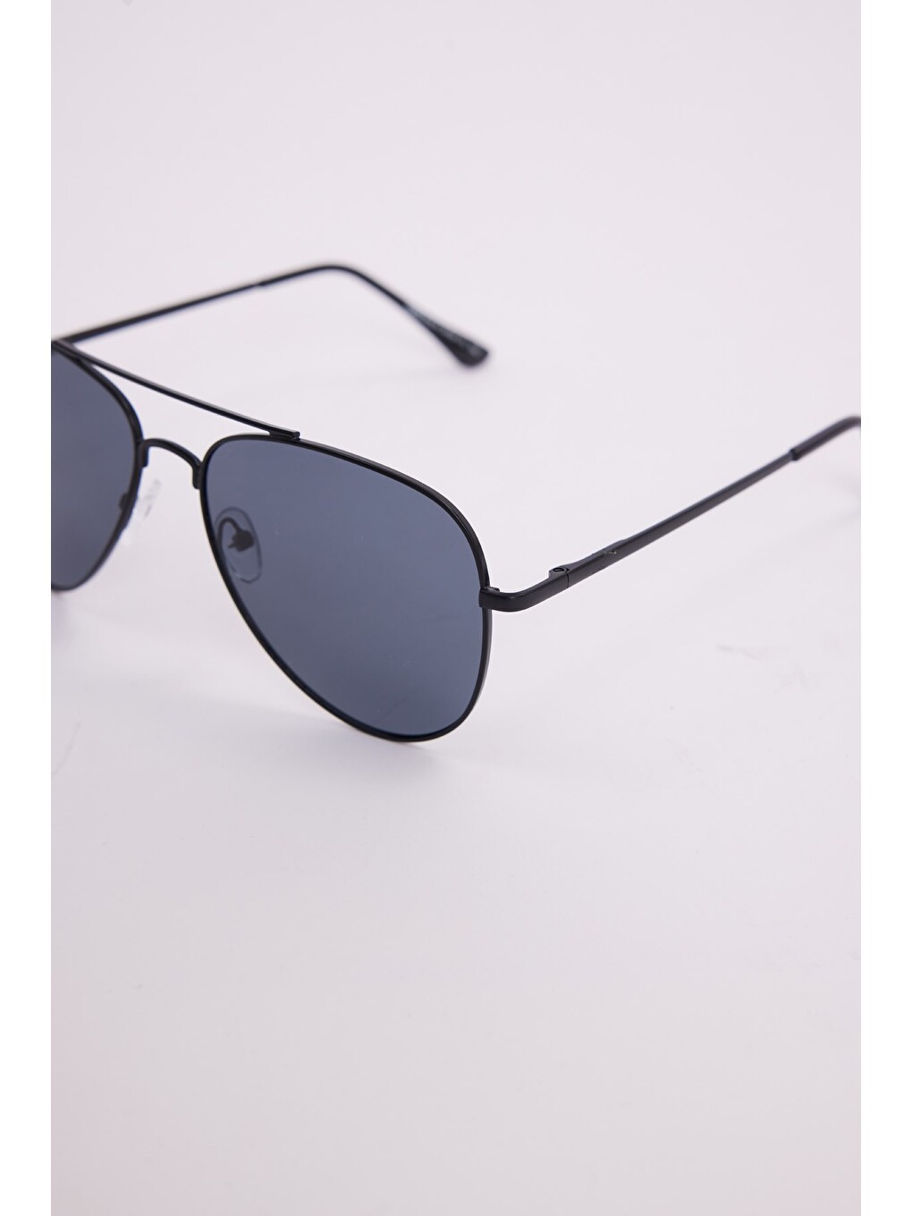 Unisex Oval Damla Model Siyah Çerçeveli Uv 400 Korumalı Güneş Gözlüğü-4