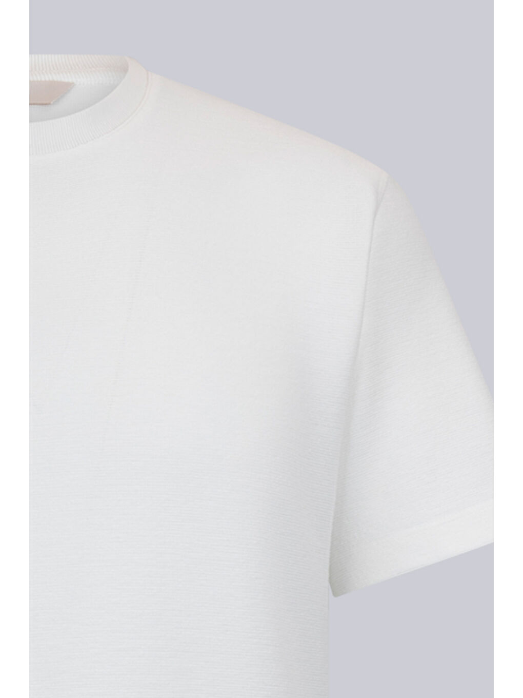 Beyaz Regular Fit Bisiklet Yaka Basic Tişört-2