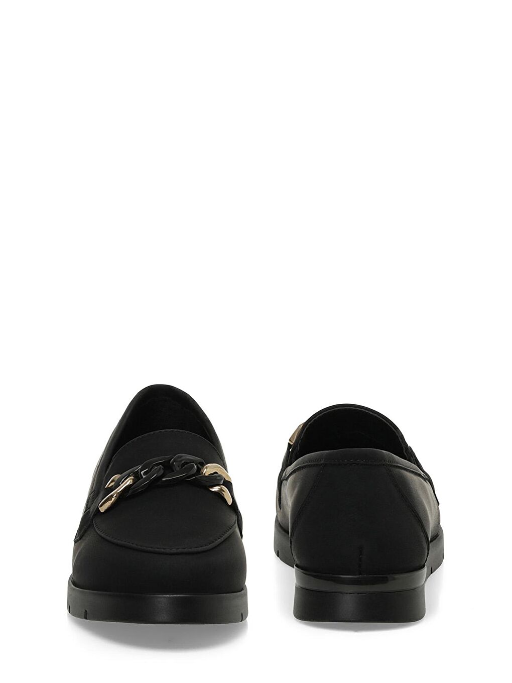 166007.NZ4FX Siyah Kadın Loafer-4