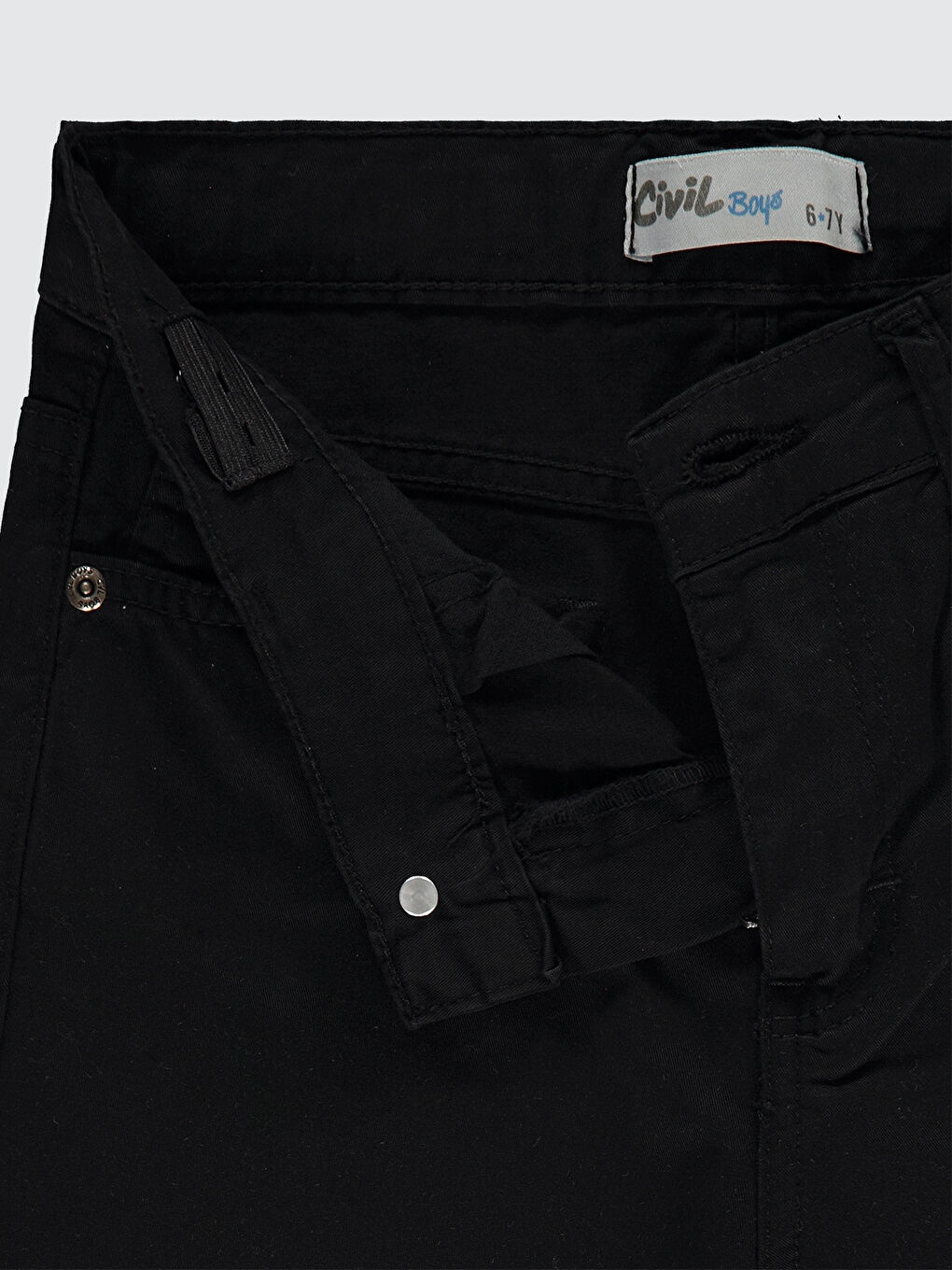 Boys Erkek Çocuk Pantolon 10-13 Yaş Siyah-2