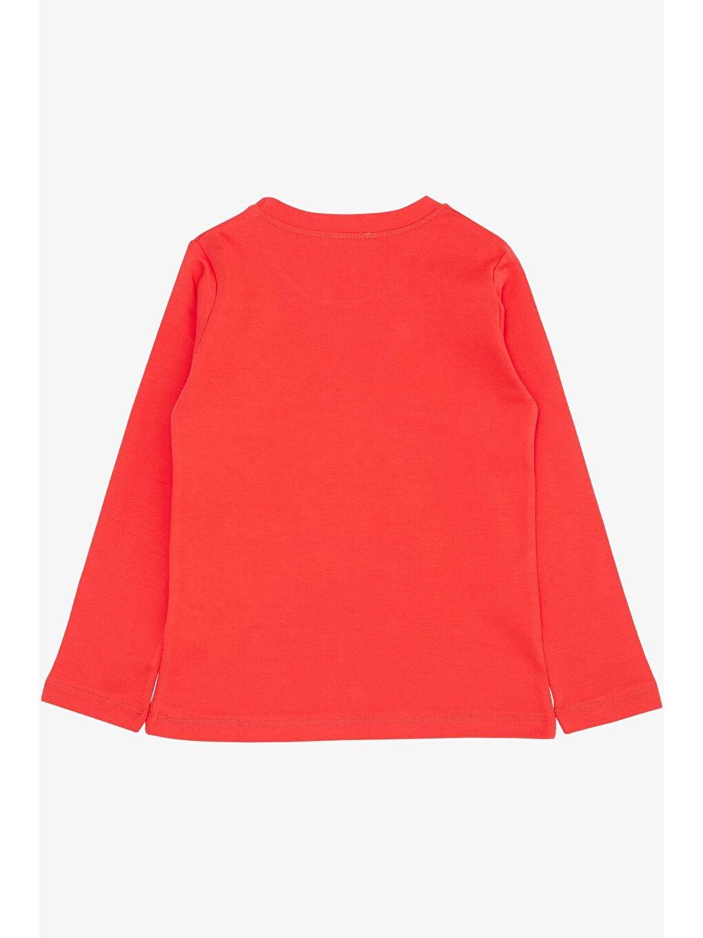 Erkek Çocuk Sweatshirt  Basic Mercan (4-8 Yaş)-1