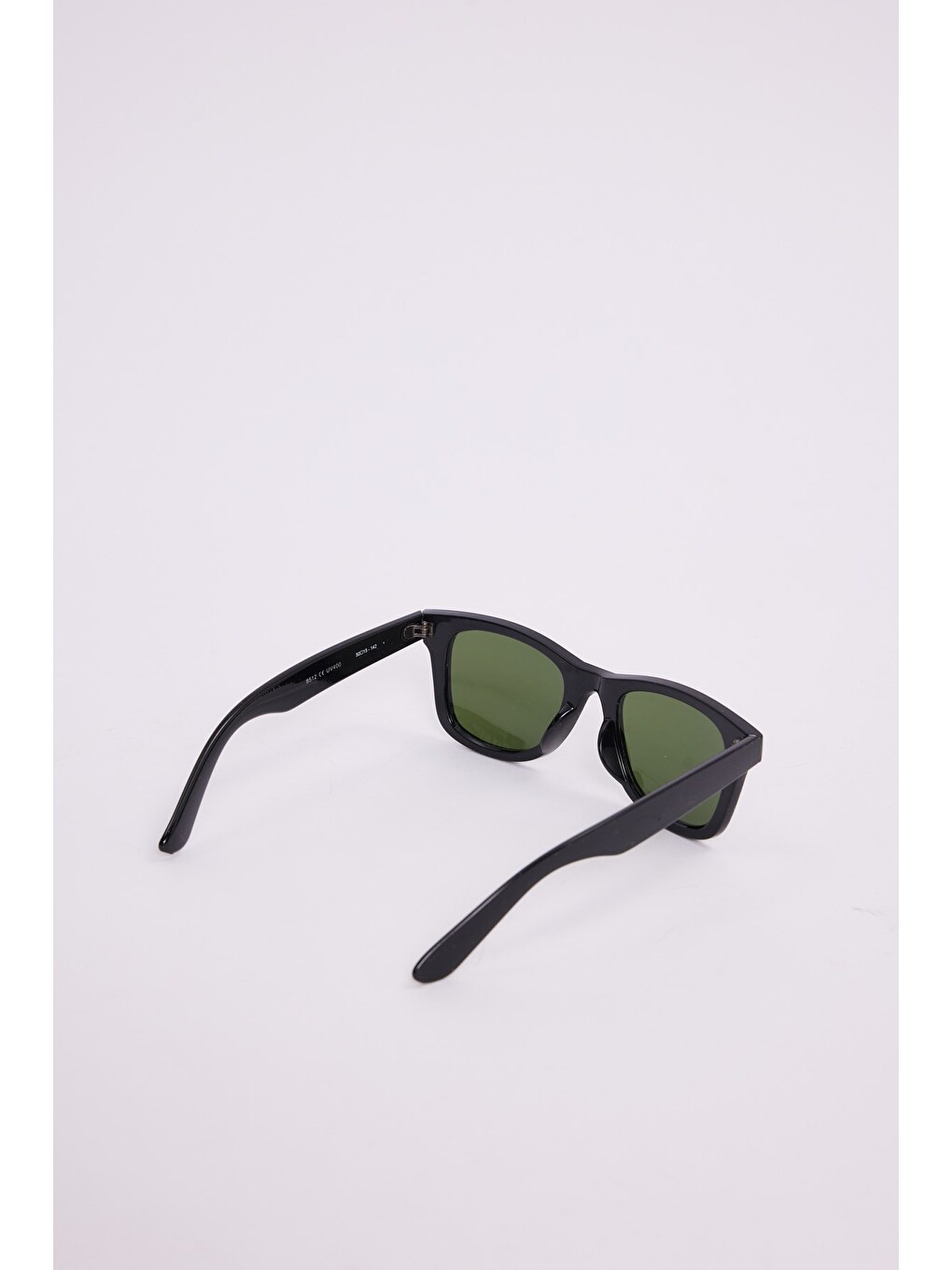 Unisex siyah Çerçeve Yeşil Cam Uv 400 Korumalı Güneş Gözlüğü-2