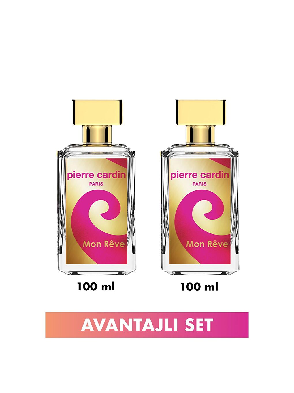 Pierre Cardin Sarı Mon Reve 100 ml Kadın Parfüm 2'li Set