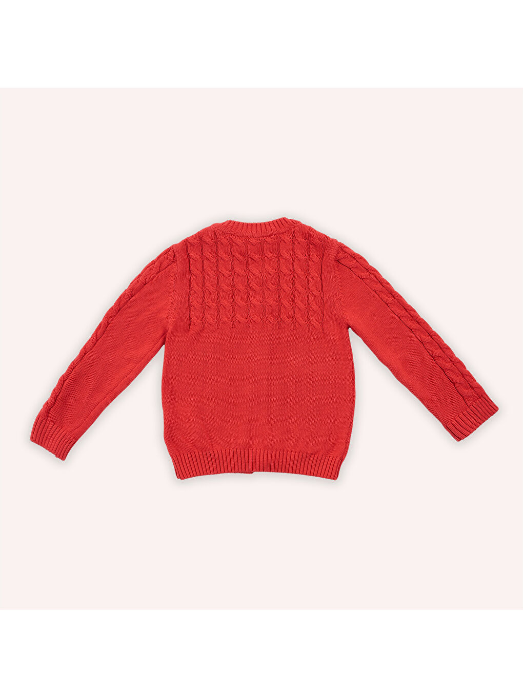 Kırmızı Kız Çocuk Triko Hırka-1