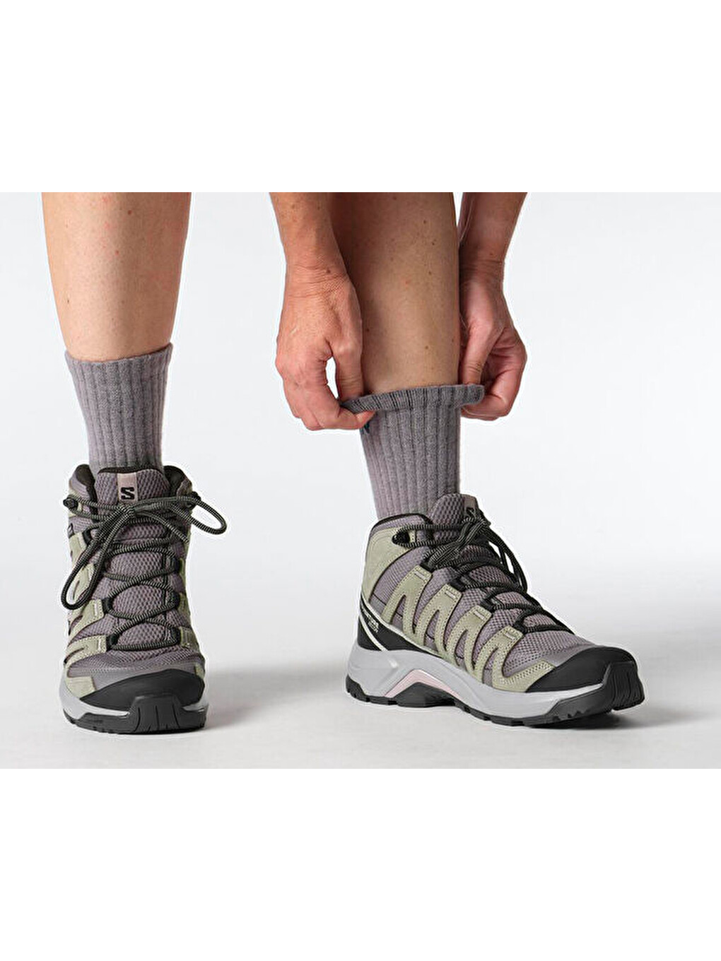 X-adventure Recon Mid Gore-tex Kadın Outdoor Ayakkabısıl47753400 Gri-1