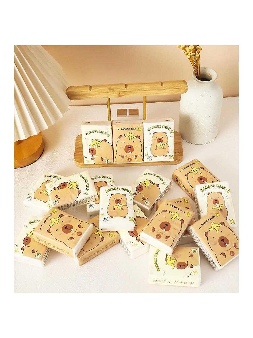 Figürlü Mini Cep Mendili 9 lu Set-2