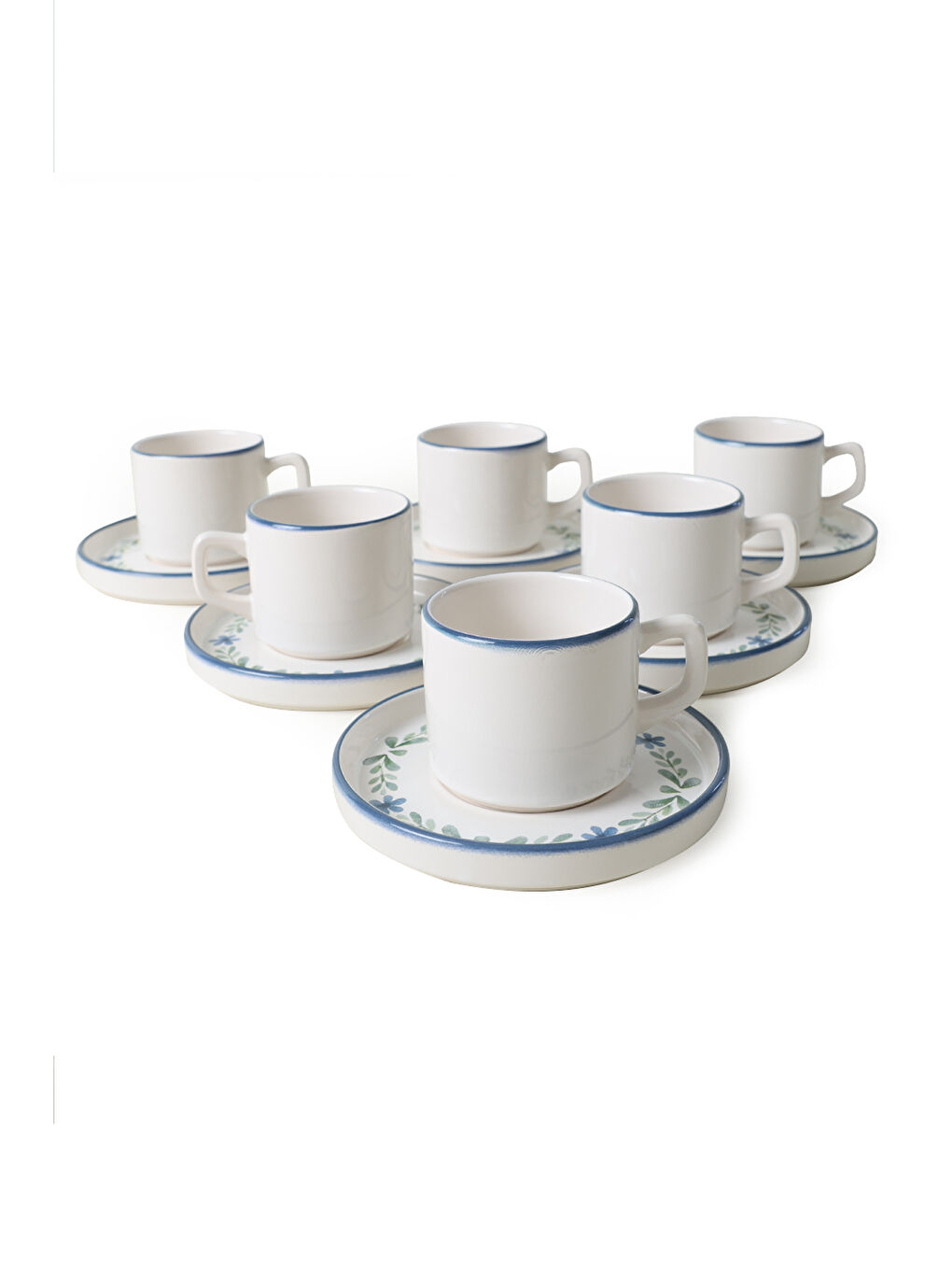 Karışık Daphne Stackable Çay Takımı 12 Parça 6 Kişilik-5