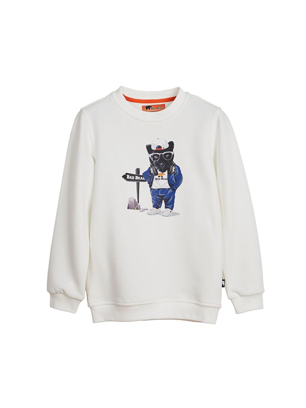 Bad Bear Beyaz Panther Beyaz Çocuk Sweatshirt