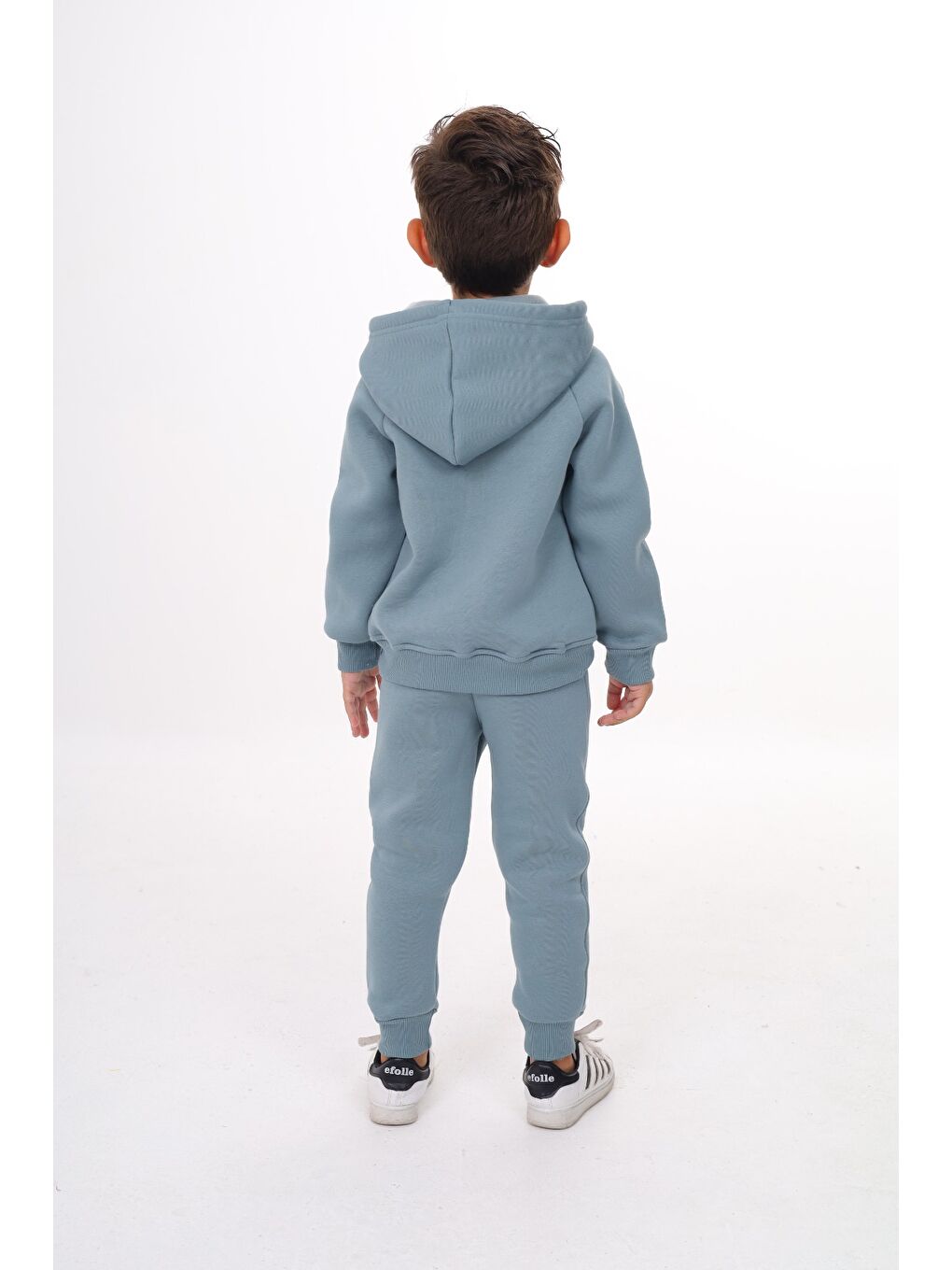 Mavi Erkek Çocuk Nakışlı Eşofman Takım-3