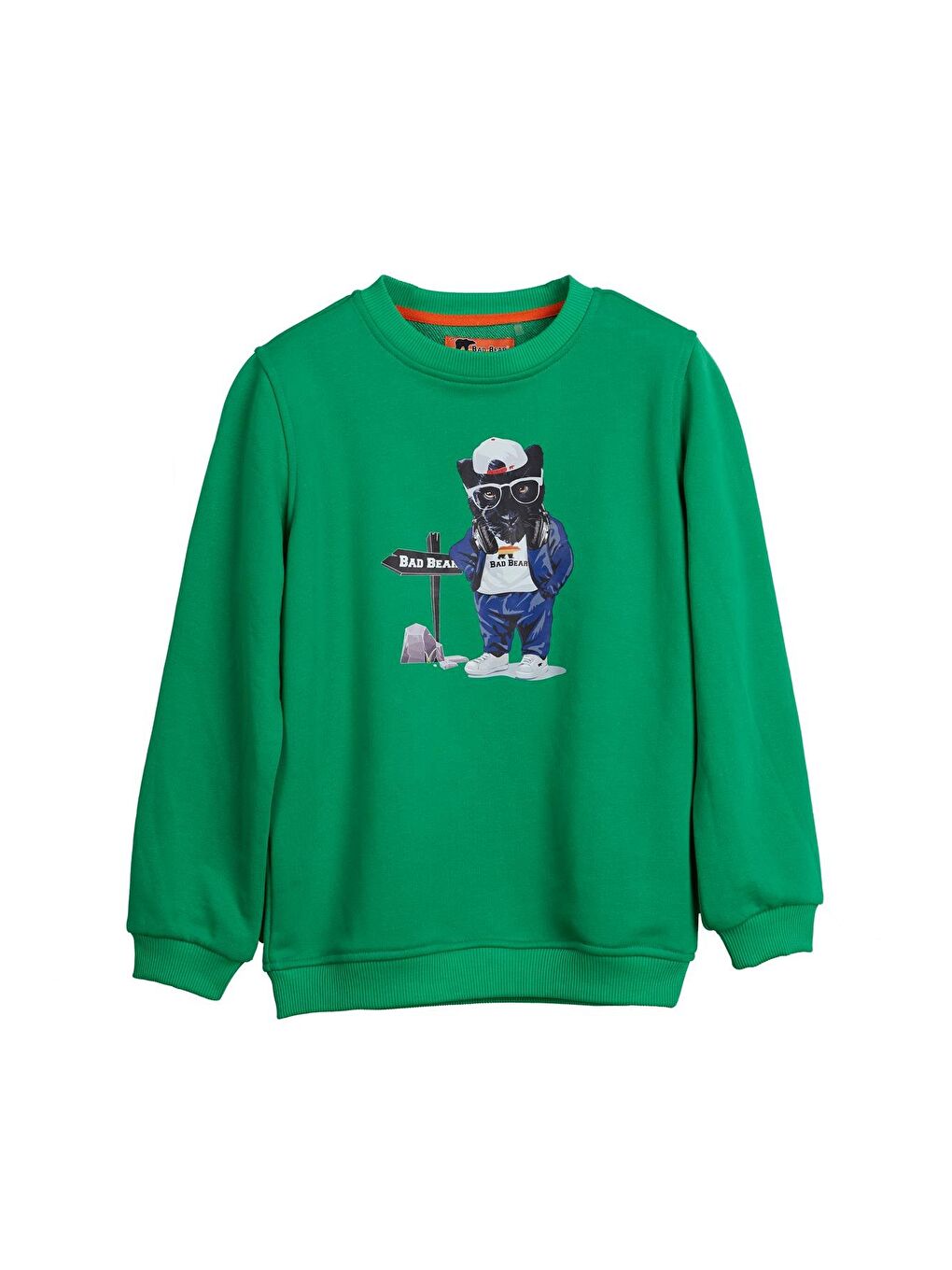 Bad Bear Panther Yeşil Çocuk Sweatshirt