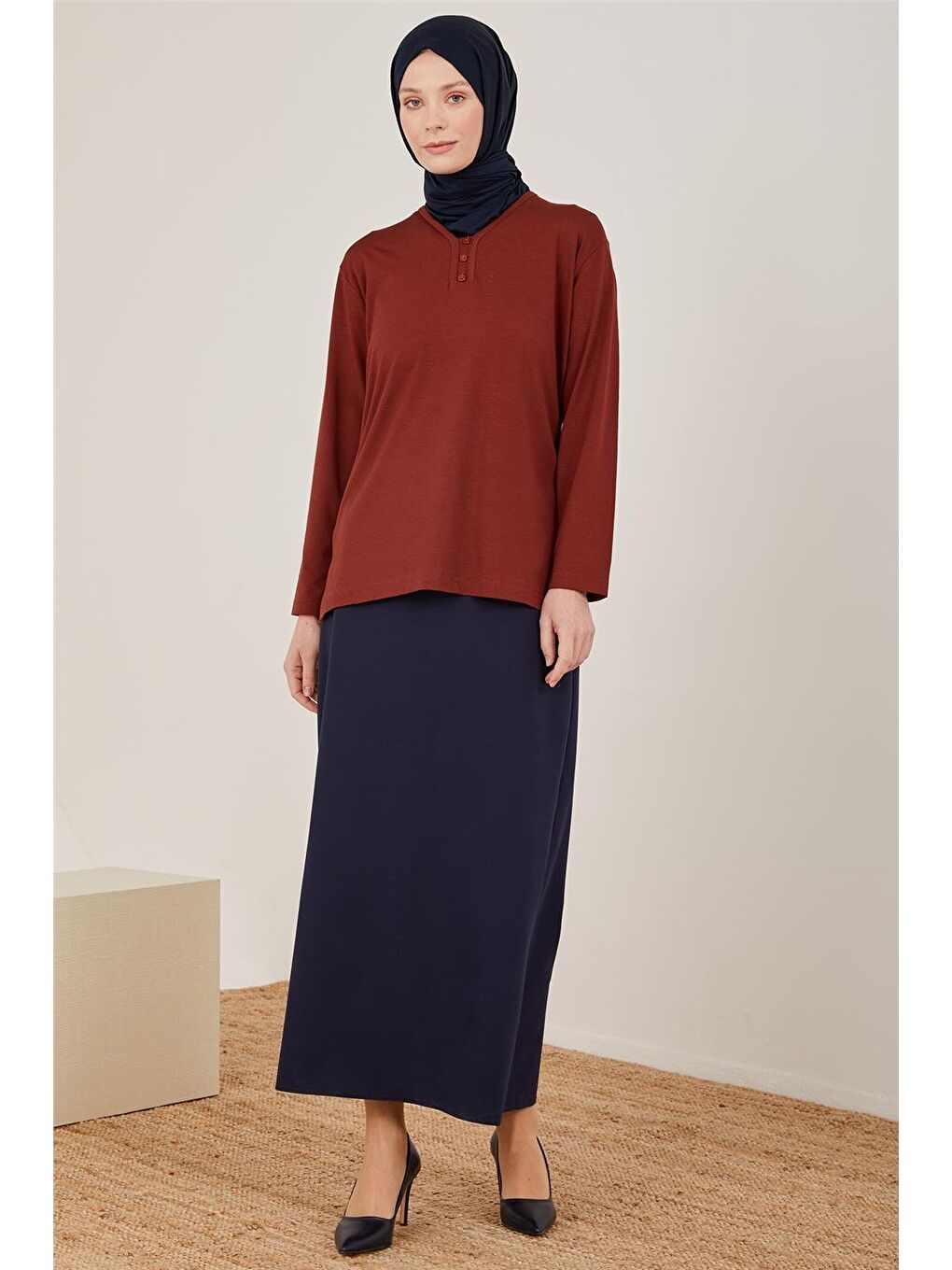 Turuncu Penye 23Yd9043 Tarçın-1