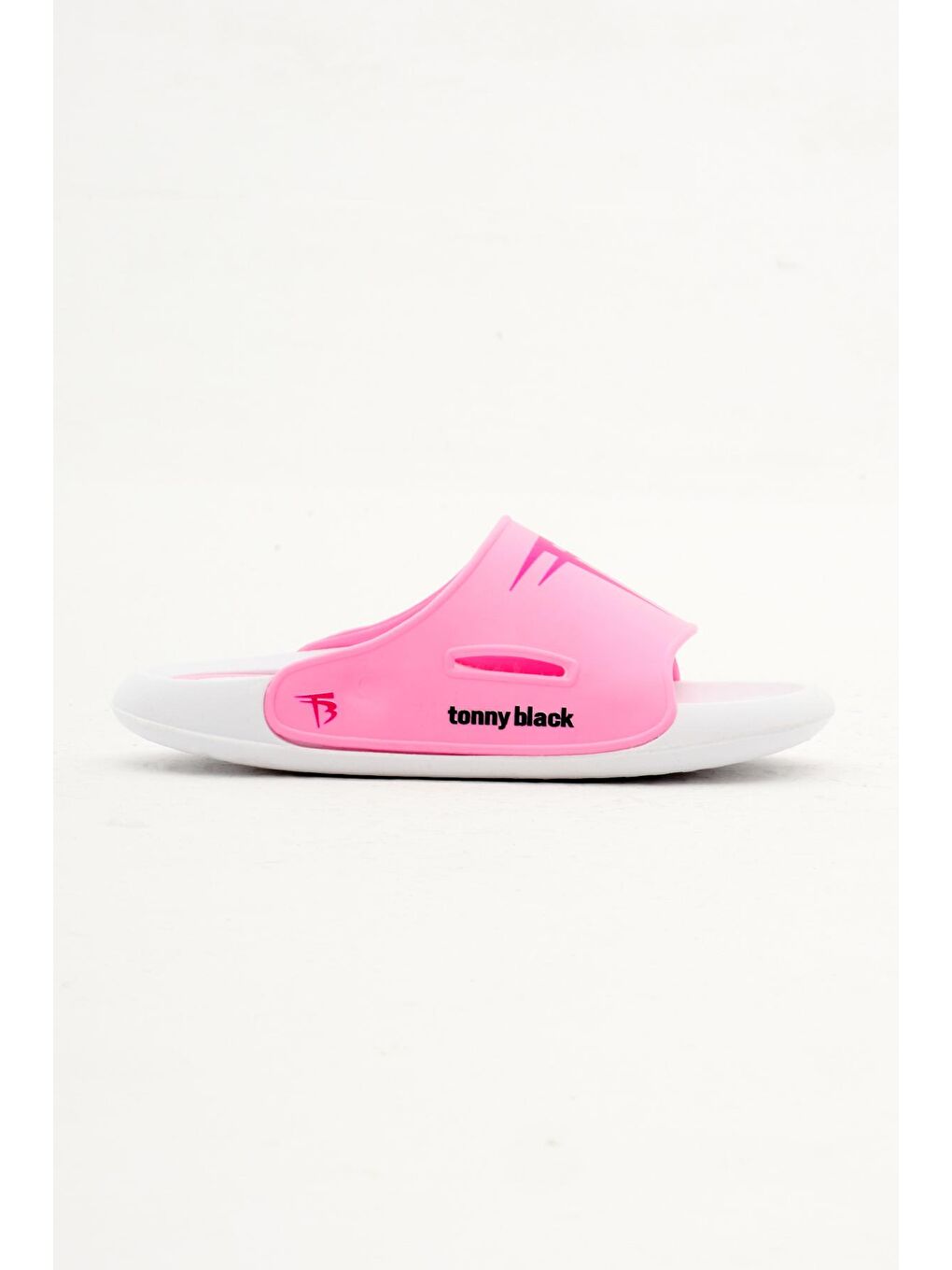 TONNY BLACK Pembe Çocuk Unisex Pembe Logolu Poıli Taban Terlik