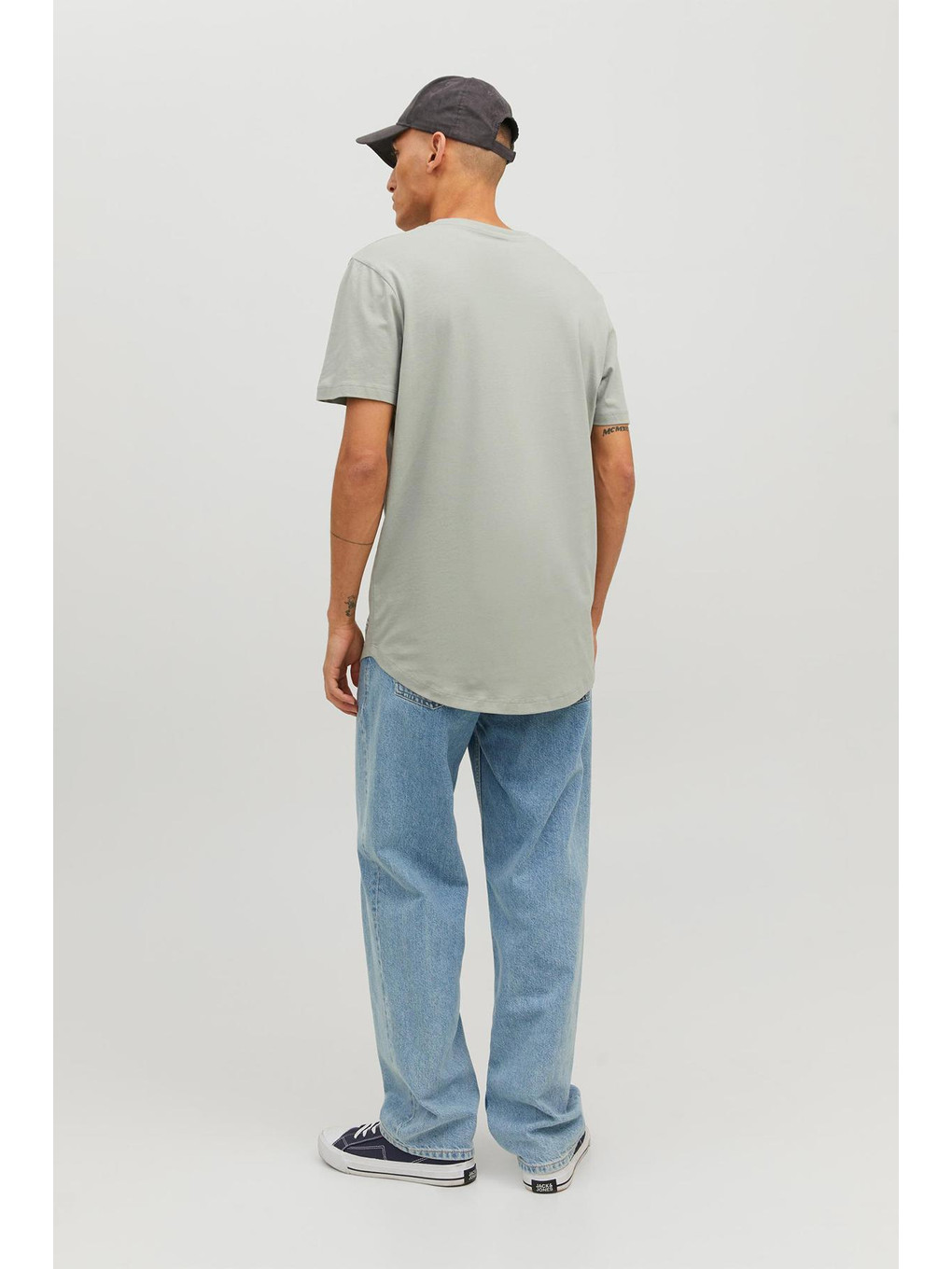 Haki Organik Pamuklu Regular Fit Bisiklet Yaka Erkek Tişört 12113648-4