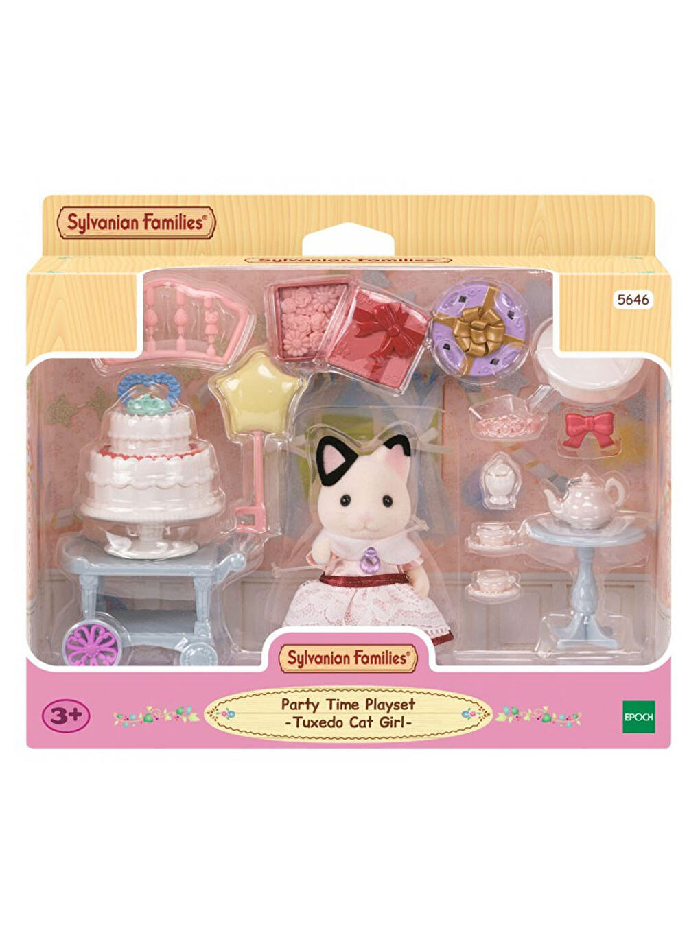 Sylvanian Families Renksiz Parti Zamanı Oyun Seti Smokin Kedi Kız 5646 - 5