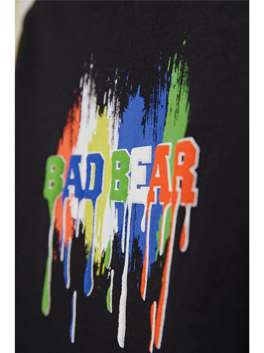 Bad Bear Siyah Hued Sİyah Çocuk Baskılı Sweatshirt - 1